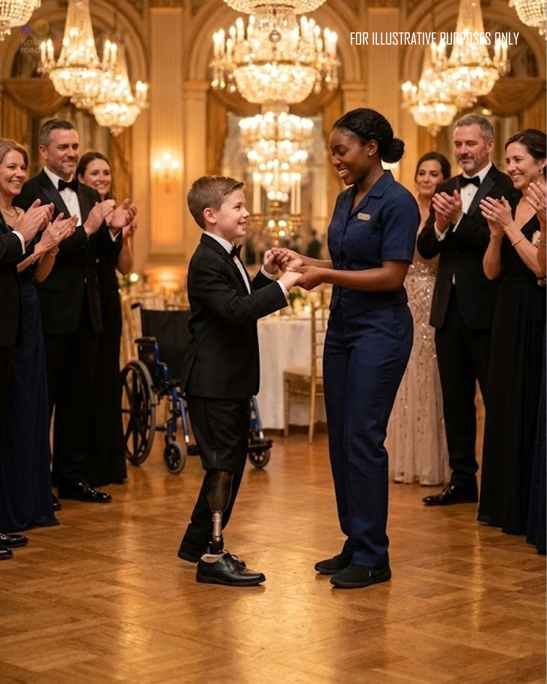 BILLIONAIRE DAD WATCHES BLACK WAITRESS LET HIS DISABLED SON LEAD A DANCE—AND HIS LIFE CHANGES FOREVER