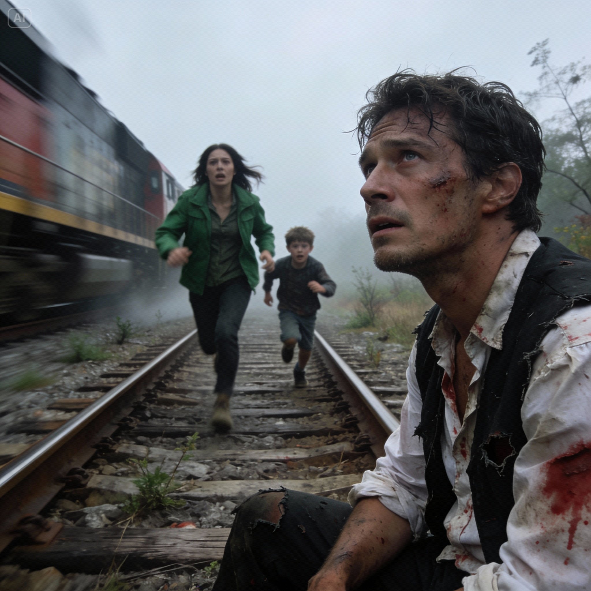 Chained to the tracks with a speeding train approaching, the mafia king had no hope — until a broke mother and her boy intervened. What happened next shocked everyone.