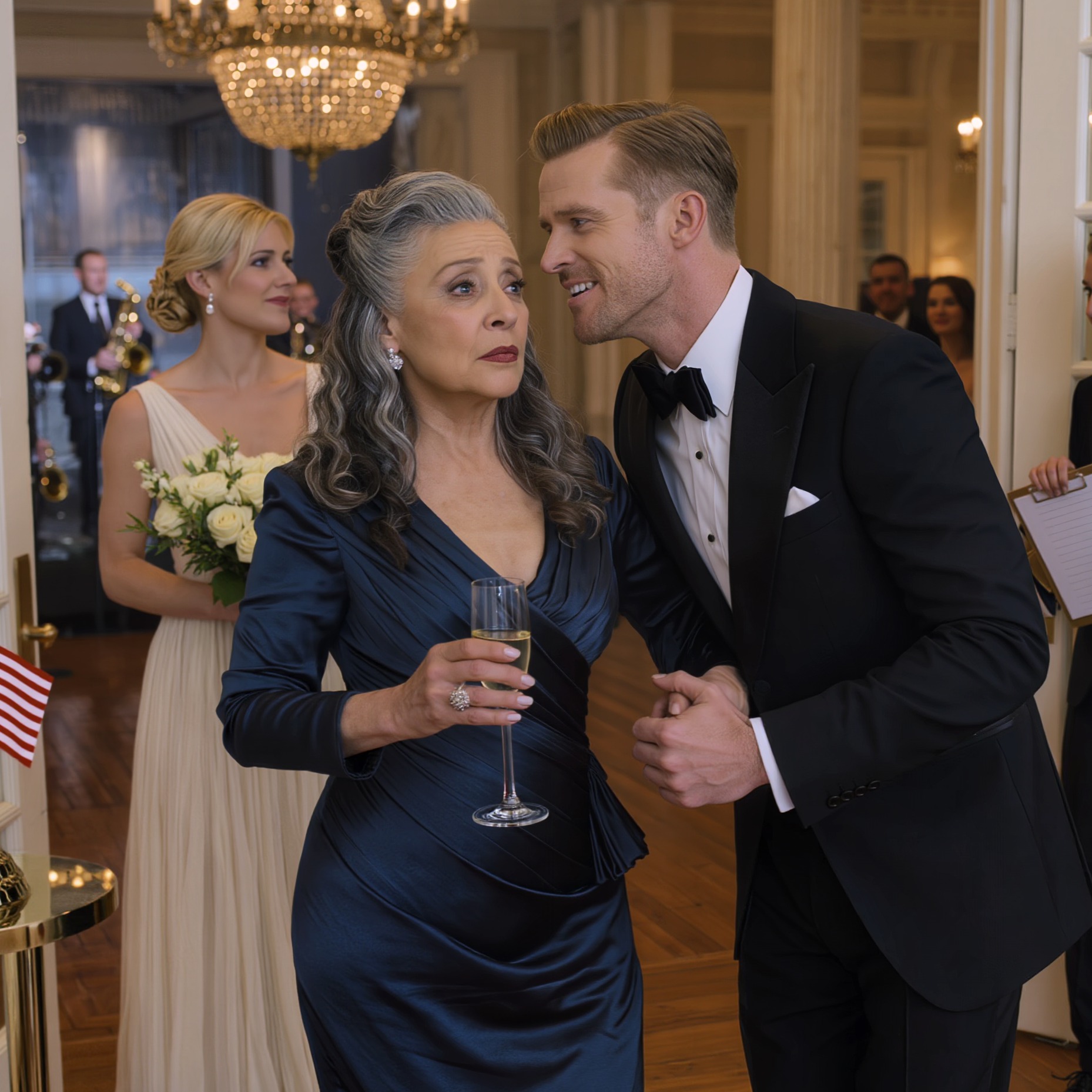 At my son’s wedding, he looked me straight in the eye and said, “Mom, you should leave. My wife feels uncomfortable. She says you’re really a nuisance.” I stood frozen in the wedding reception hall—the very one I paid for. If he wants to erase me from this wedding, he’s about to face the most serious consequences of his life… and lose everything.