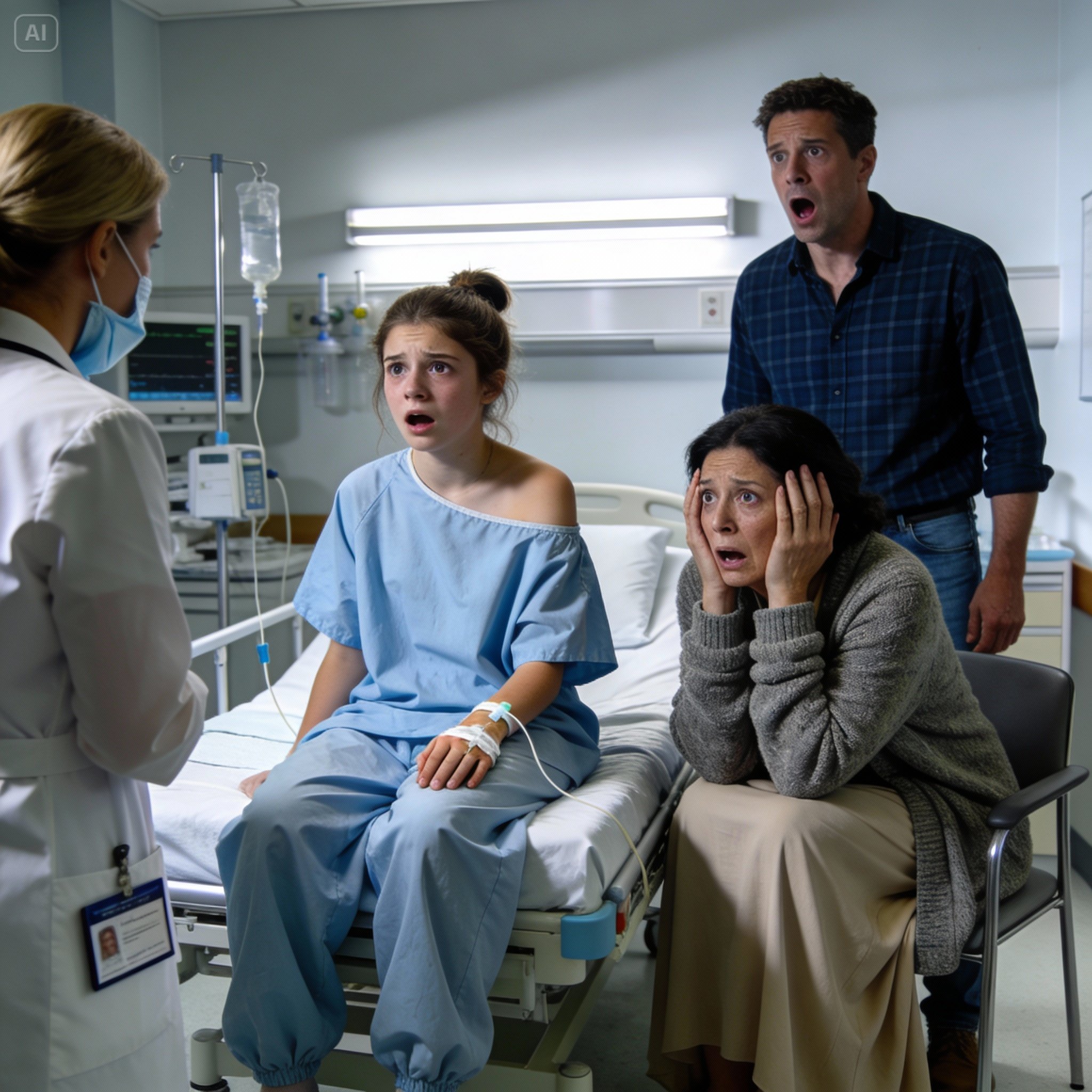 “You’re killing her!” my mom screamed as she tore up my records. My dad said I was a burden. But right before surgery, the doctor told me six words… and everything shattered.