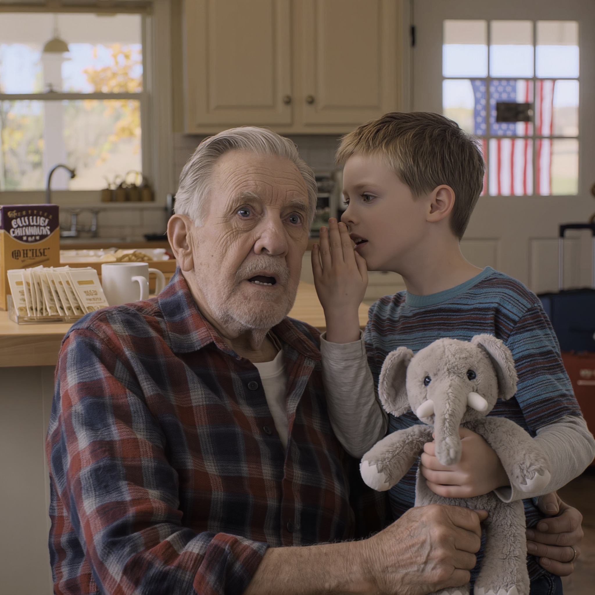 My Son And His Wife Went On A Cruise And Left Me To Babysit My 8-Year-Old Grandson—Born Mute, Or So They Said. The Second The Door Clicked Shut, He Looked Up At Me And Spoke In A Clear, Steady Voice: “Grandpa… Don’t Drink The Tea Mom Made.” Then He Lowered His Voice And Added, “She Has A Plan…”