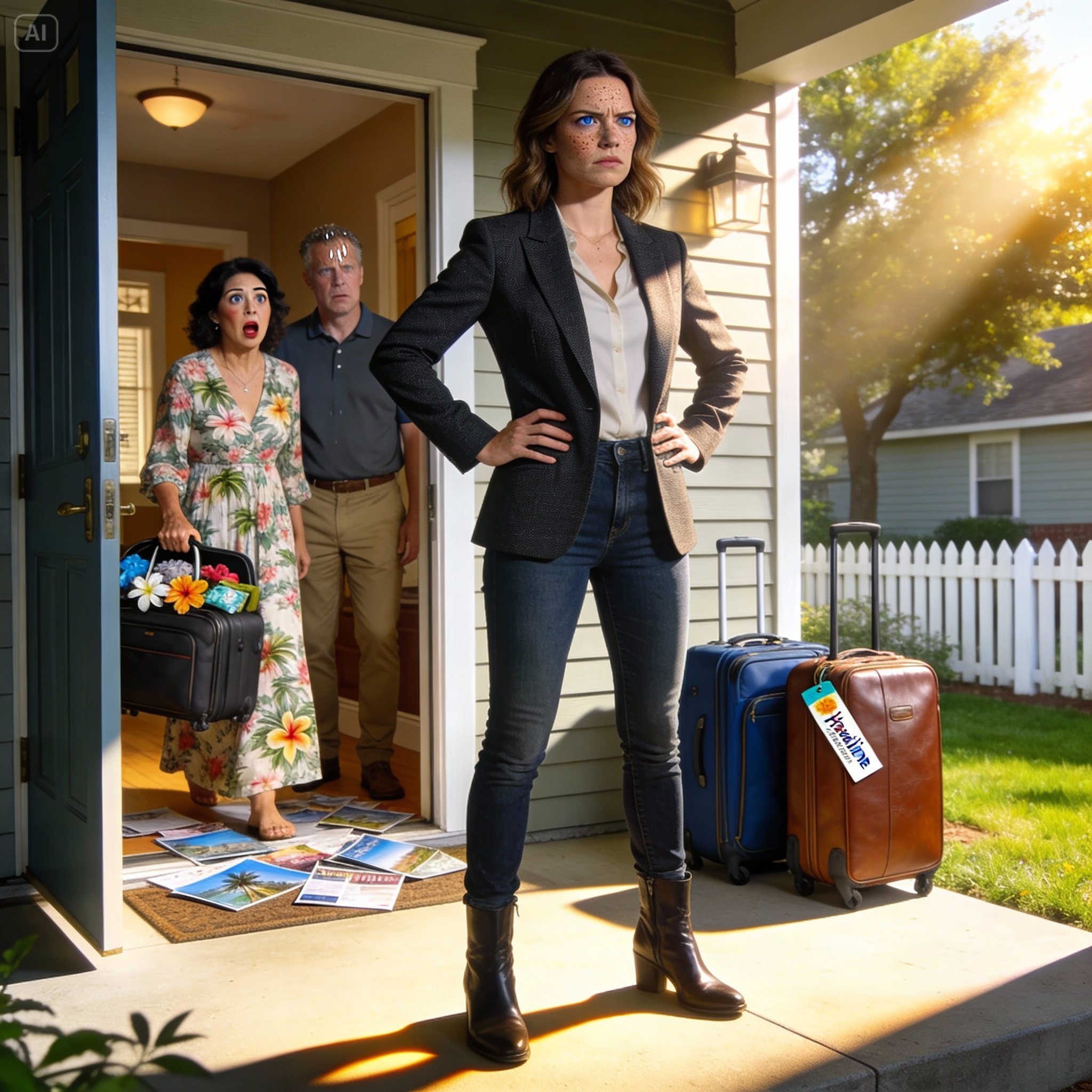 My parents secretly charged $95,000 on my gold credit card for my sister’s trip to Hawaii. When my mom called, she was laughing, saying, “We emptied your credit card. You hid this money from us; it’s your punishment, you cheap girl.” I simply replied, “Don’t regret it later.” She laughed and hung up, but when they got back home…