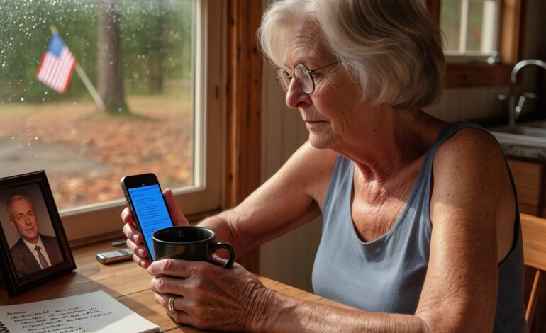 My son texted me, “Don’t expect me to take care of you when you’re old and frail.” I simply replied, “Okay, I understand,” then called my attorney to rewrite my will, close our joint account, and set up a scholarship fund in my husband’s name. The next morning, he stormed into my yard, face flushed, demanding to know where the money went—then threatened to sue, claiming I was “mentally unfit,” just to take back “his share.”