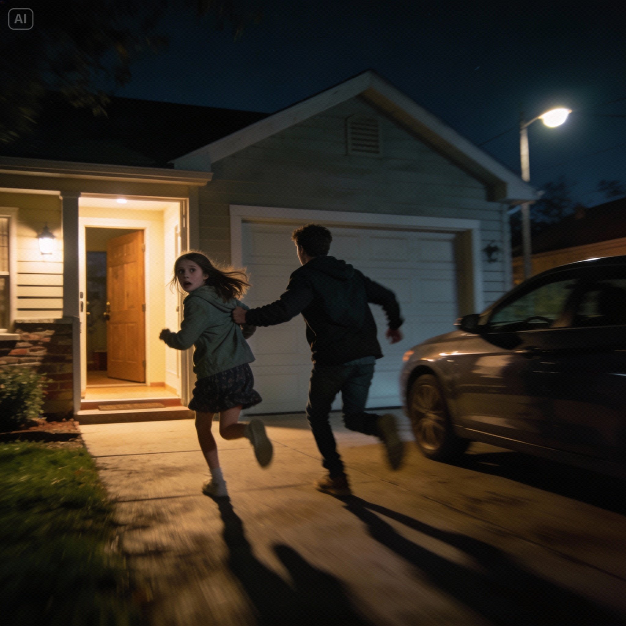 My dad sent me a message at 2 a.m. telling me to take my sister and escape, and that trusting our mother would be a mistake.