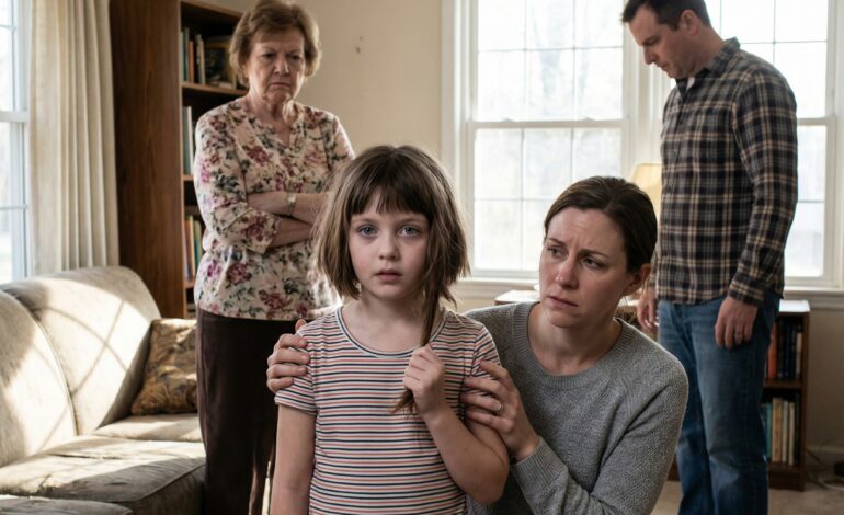 My MIL shaved my 8-year-old daughter’s waist-length hair while we were at work to ‘teach her humility.’ My child went silent. I didn’t argue. I filed one thing — and the judge forced my husband to choose.