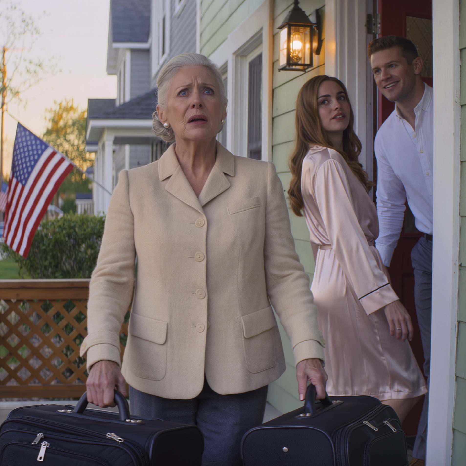 I drove 800 miles to attend my daughter’s wedding, but when I knocked on her door at 6 a.m., she slammed it shut: “Sorry, I didn’t know you were coming”—and then I heard my son-in-law say, “No $63,000, no seat.” I stayed calm and froze the money. By dawn the next morning, I had 41 calls and 12 threats.