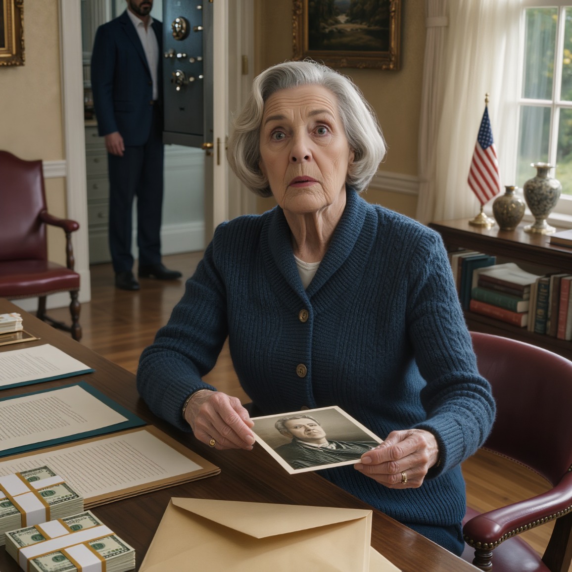 After my husband passed away, I decided to open his old safe—and inside was $500,000 in cash and a stack of documents. But when I saw the third item, a cold, creeping fear washed over me… how could it be?