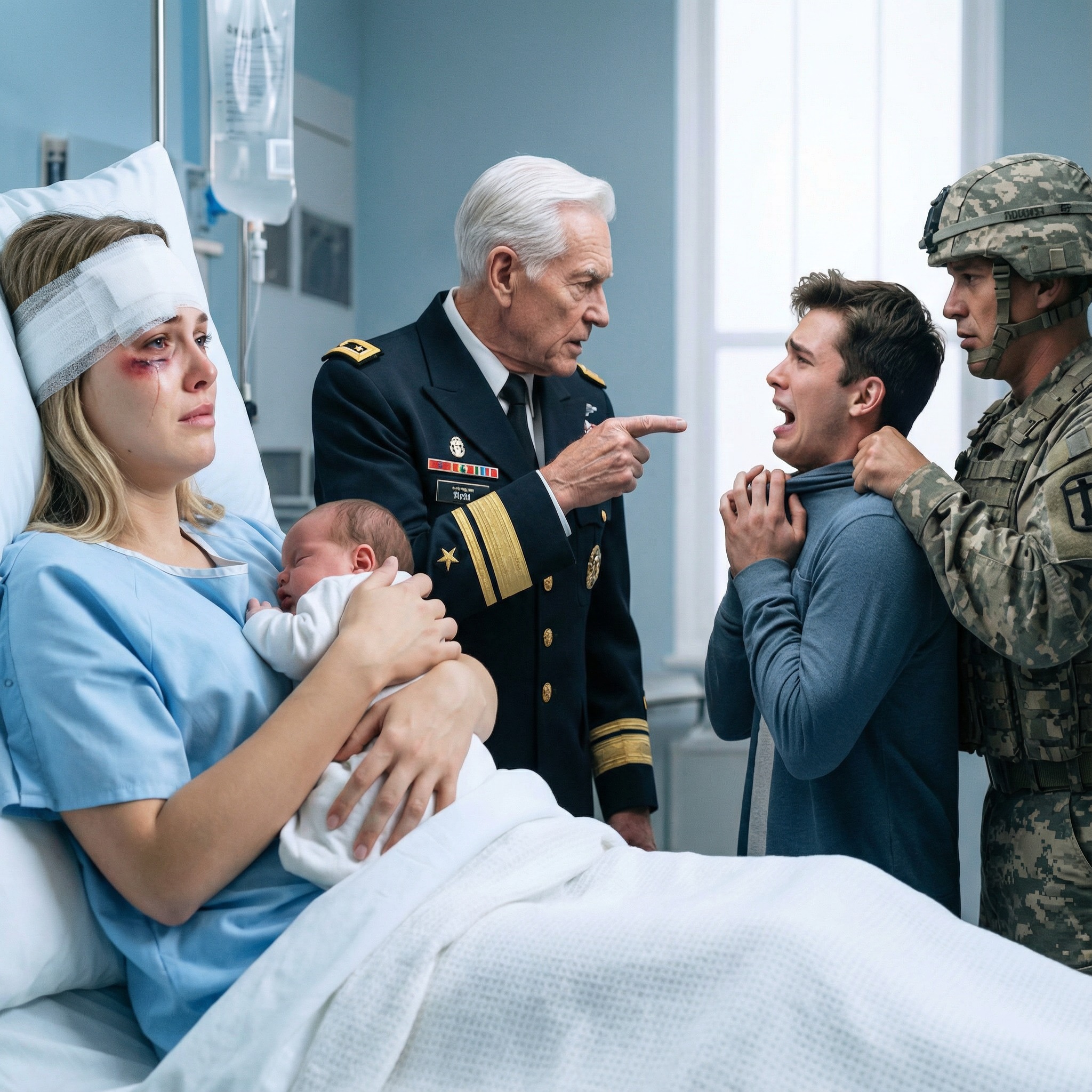 He Attacked His Pregnant Wife While She Was Holding Their Baby — Unaware Her Father Was a Military G