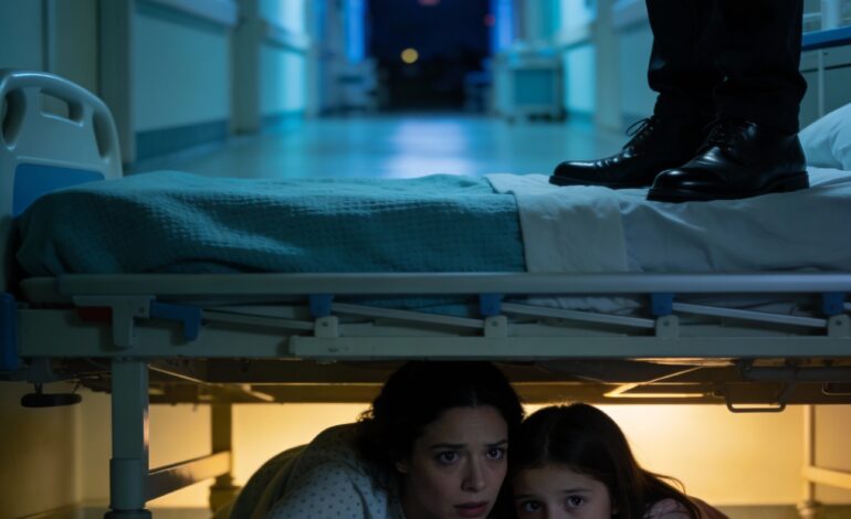 I had just given birth as my 8-year-old daughter came in, quietly ...