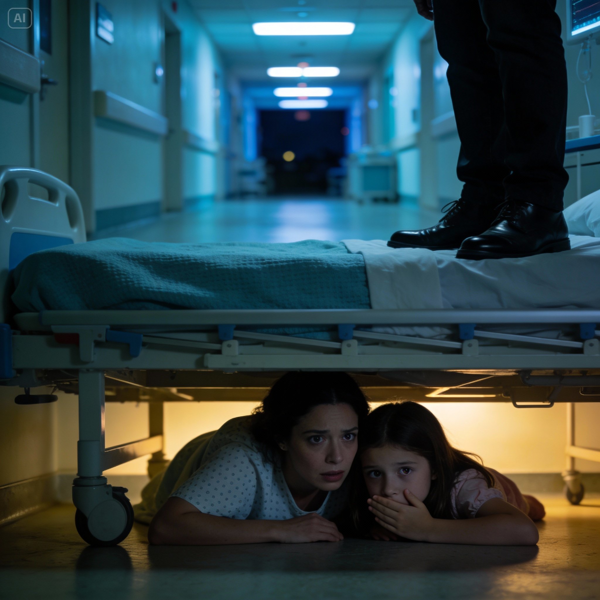 I had just given birth as my 8-year-old daughter came in, quietly closing the curtain and whispering, “mom, get under the bed. now.” we crawled under side by side, frozen and breathless, until footsteps neared and she gently placed her hand over my mouth.