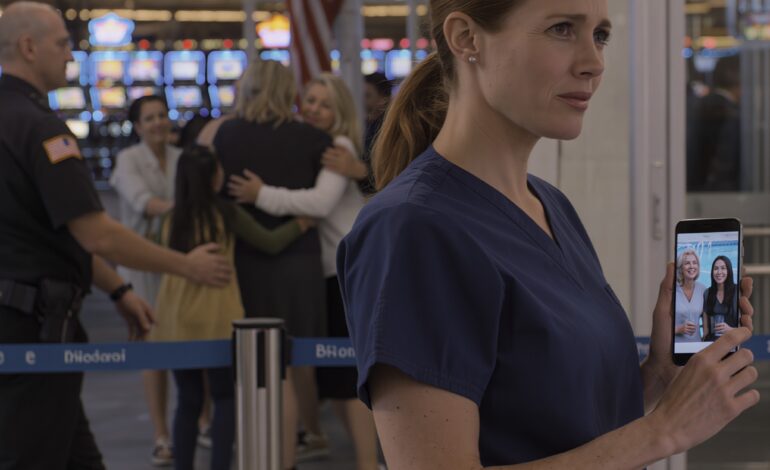 Ten years I worked overseas, sending money to pull my mom out of a $2M debt. But when I landed in Las Vegas, I stood alone at arrivals—she never came. Facebook did: my mom and my sister on vacation, smiling under the caption “Mom’s precious daughter.” I took one breath, then called the bank to freeze every card tied to my name. Ten minutes later, she rang from a checkout line, begging me to unlock it.