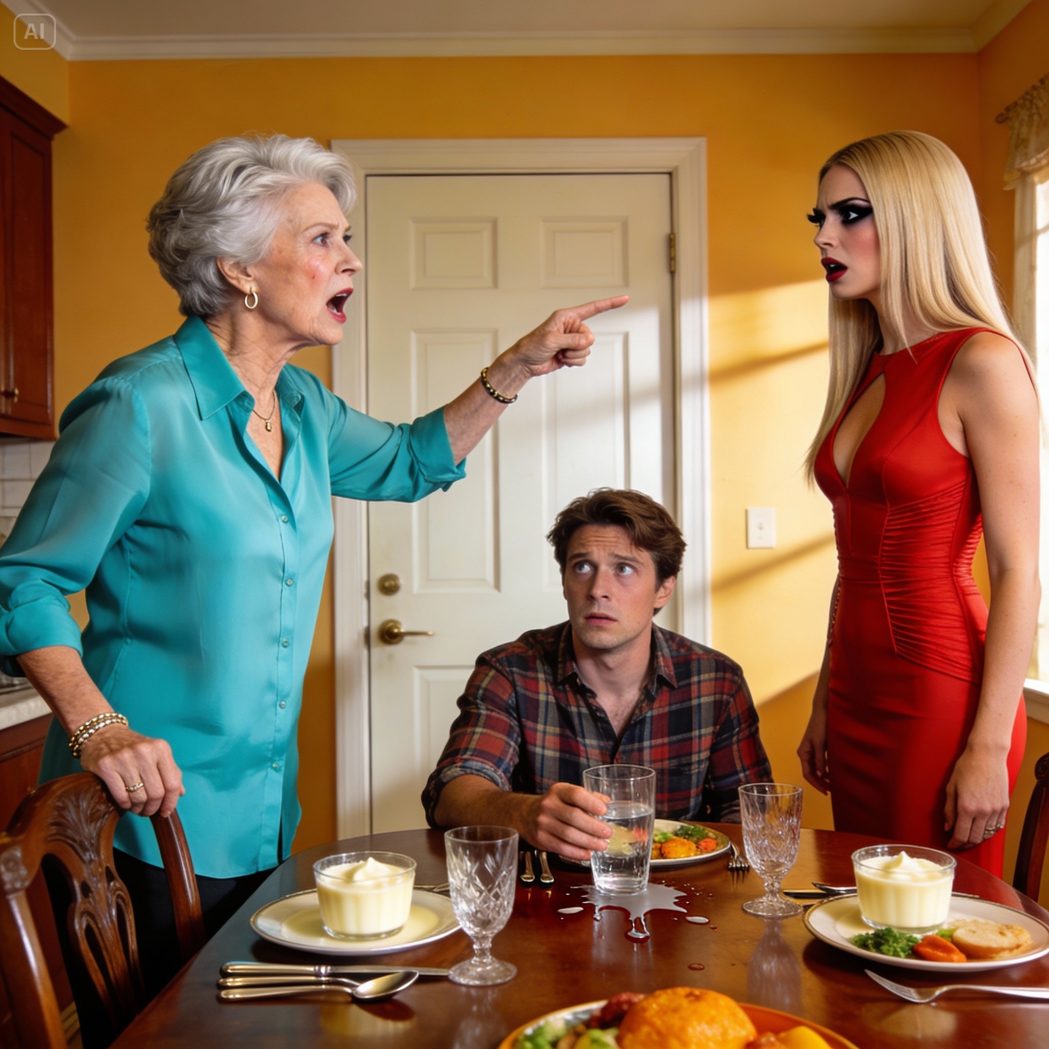 You’re not even half the woman my mother is!” my daughter-in-law said at dinner. I pushed my chair back and replied, “Then she can start paying your rent.” My son froze in shock: “Rent? What rent?!