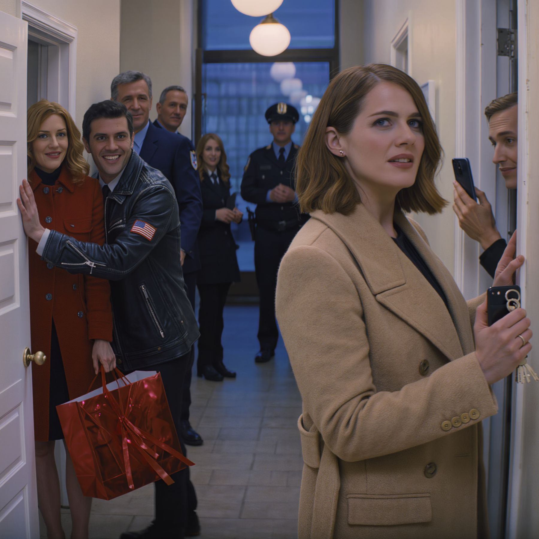 At Christmas dinner, my mom gave gifts to everyone. I didn’t get anything. She said, “Be grateful you’re allowed to sit here.” My uncle chuckled and added, “Be glad we still remember your name.” Everyone laughed. I said, “Good to know.” Two weeks later, they showed up at my door, yelling, “We need to talk—open the door… please!”