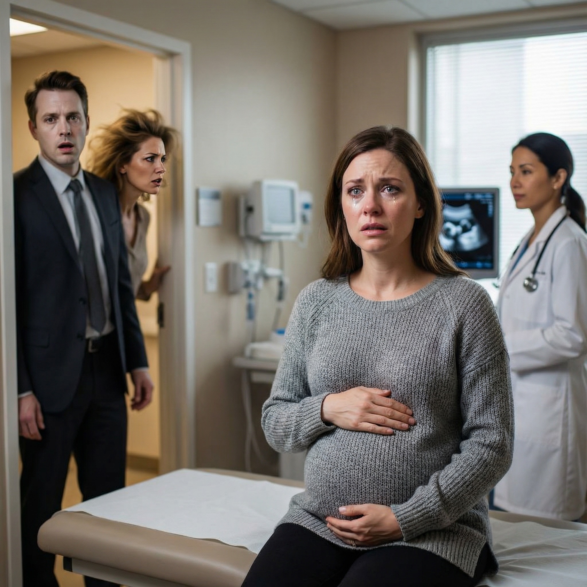 My mother-in-law kicked me out of the house for being “infertile,” and my husband threw a $5 million check at me as compensation. But when he later took his mistress to a prenatal appointment and ran into me at the clinic, his face turned ghostly pale after the doctor said to me, “Congratulations… you’re expecting twins.”