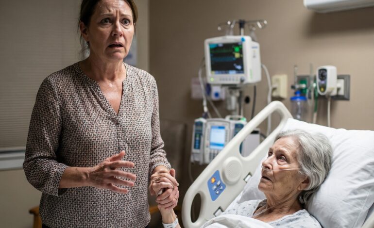 My son and his wife went on a trip, leaving me to care for her mother, who was ‘in a coma’ after an accident. As soon as they left, she opened her eyes and whispered something that made my spine freeze…