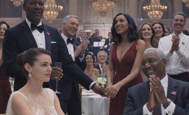 At our wedding my husband raised his glass and said, “This first dance is for the woman I’ve secretly loved for ten years” — then he walked straight past me, offered his hand to my sister, and the entire ballroom applauded like I was just decoration… so I leaned down to my father and asked one question that turned his smile to stone.