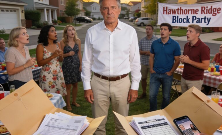 ‘He manipulated me for years,’ my son posted. But I had the receipts — $500,000 worth. At the neighborhood BBQ, I passed them out. The whispers haven’t stopped since.