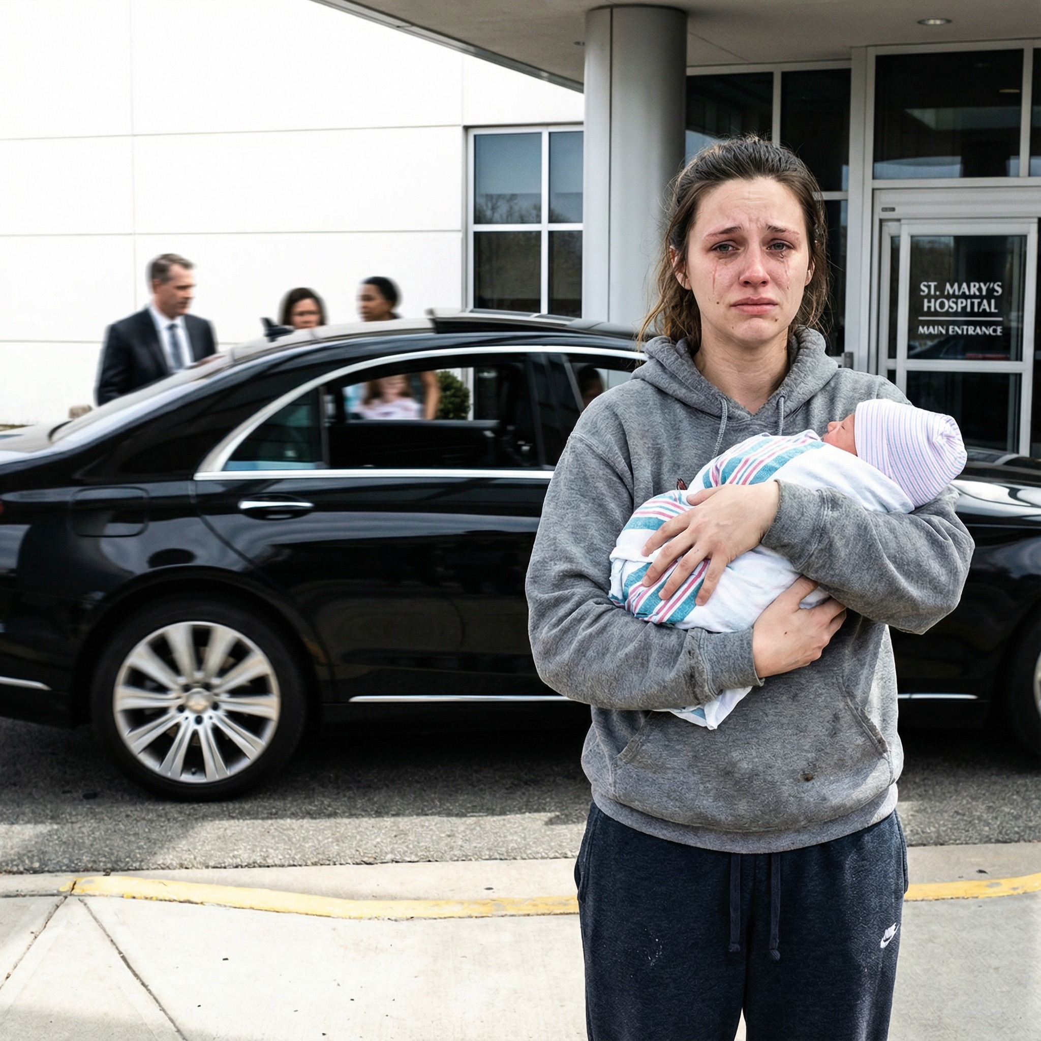 I had just been discharged from the hospital after giving birth when my husband made me take the bus home, while he secretly drove the Maybach and took his entire family out for hotpot. 2 hours later, he went bankrupt, and the revelation of my identity terrified his entire family…