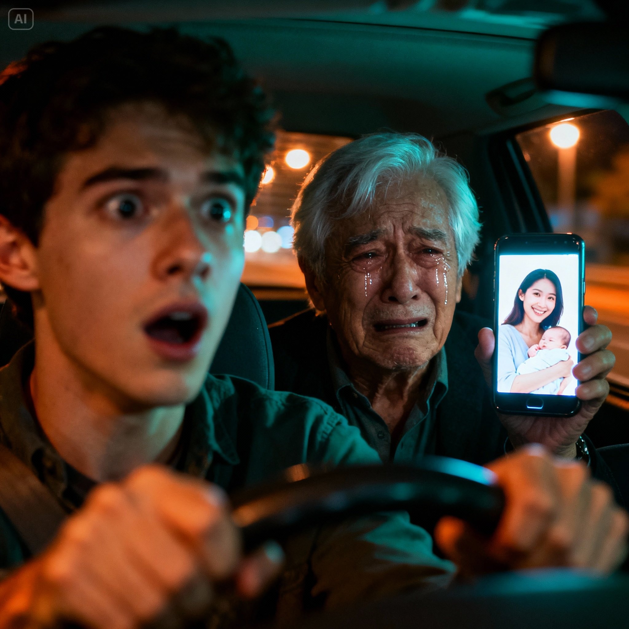 I drove Uber for 3 years to survive. One night, i picked up an old man who kept staring at my face. “What’s your mother’s name?” he asked. When i told him, he started crying. “I’ve been searching for you for 28 years,” he said. Then he opened his phone and showed me something that stopped my heart.