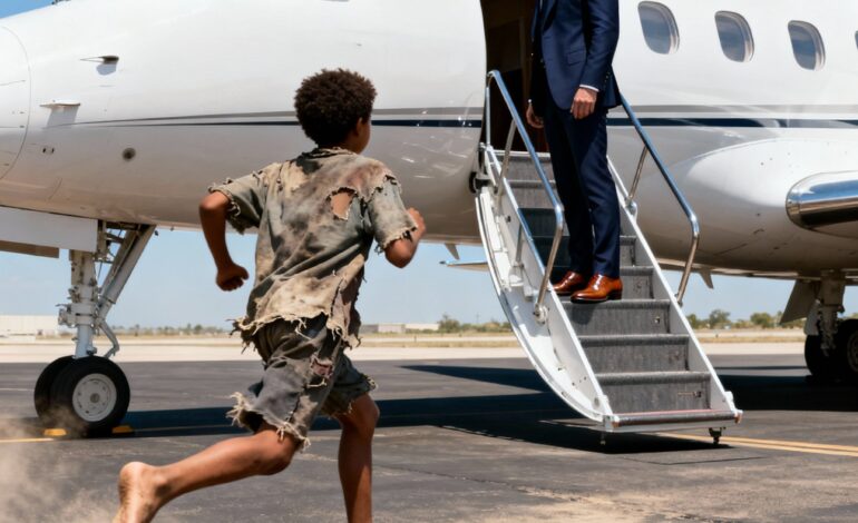 12-Year-Old Street Boy Warns Billionaire Not to Board His Plane: What the Mechanics Found Seconds Later Left Everyone in Shock…