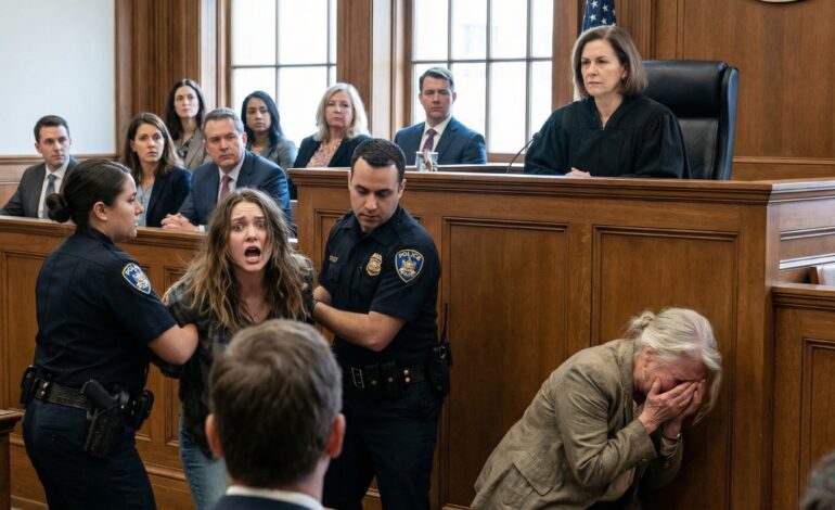 I never told my parents I was a federal judge. To them, I was still the “dropout failure,” while my sister was the golden child. Then she took my car and committed a hit-and-run. My mother grabbed my shoulders, screaming, “You have no future anyway! Say you were driving!” I stayed calm and asked my sister quietly, “Did you cause the accident and flee?” She snapped back, “Yes, I did. Who would believe you? You look like a criminal.” That was enough. I pulled out my phone. “Open the court,” I said. “I have the evidence.”