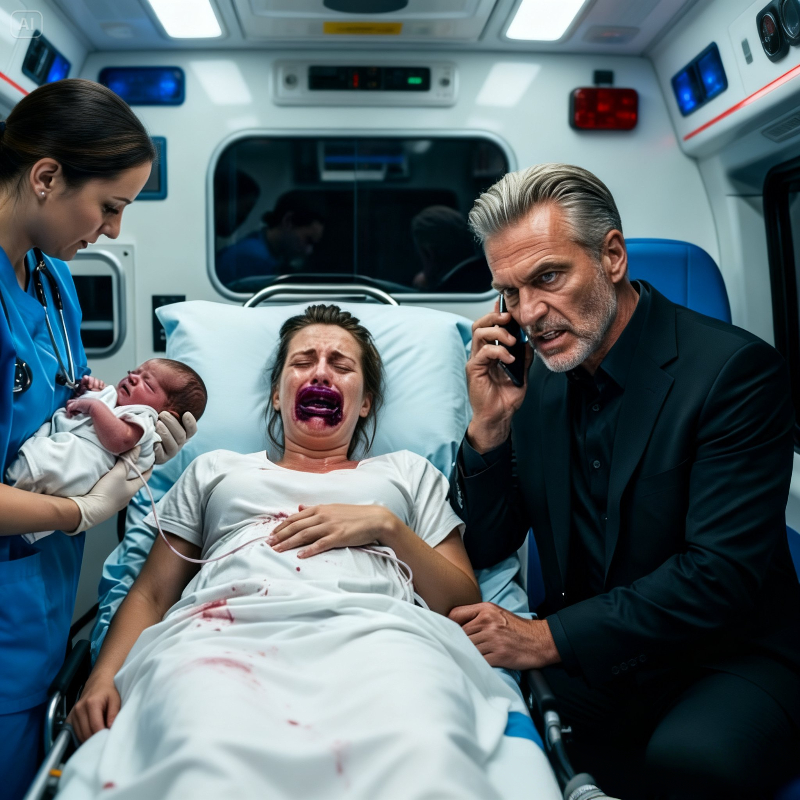 He Strikes His Pregnant Wife in the Face Causing Premature Labor, Mistress Laughs — Hidden Father