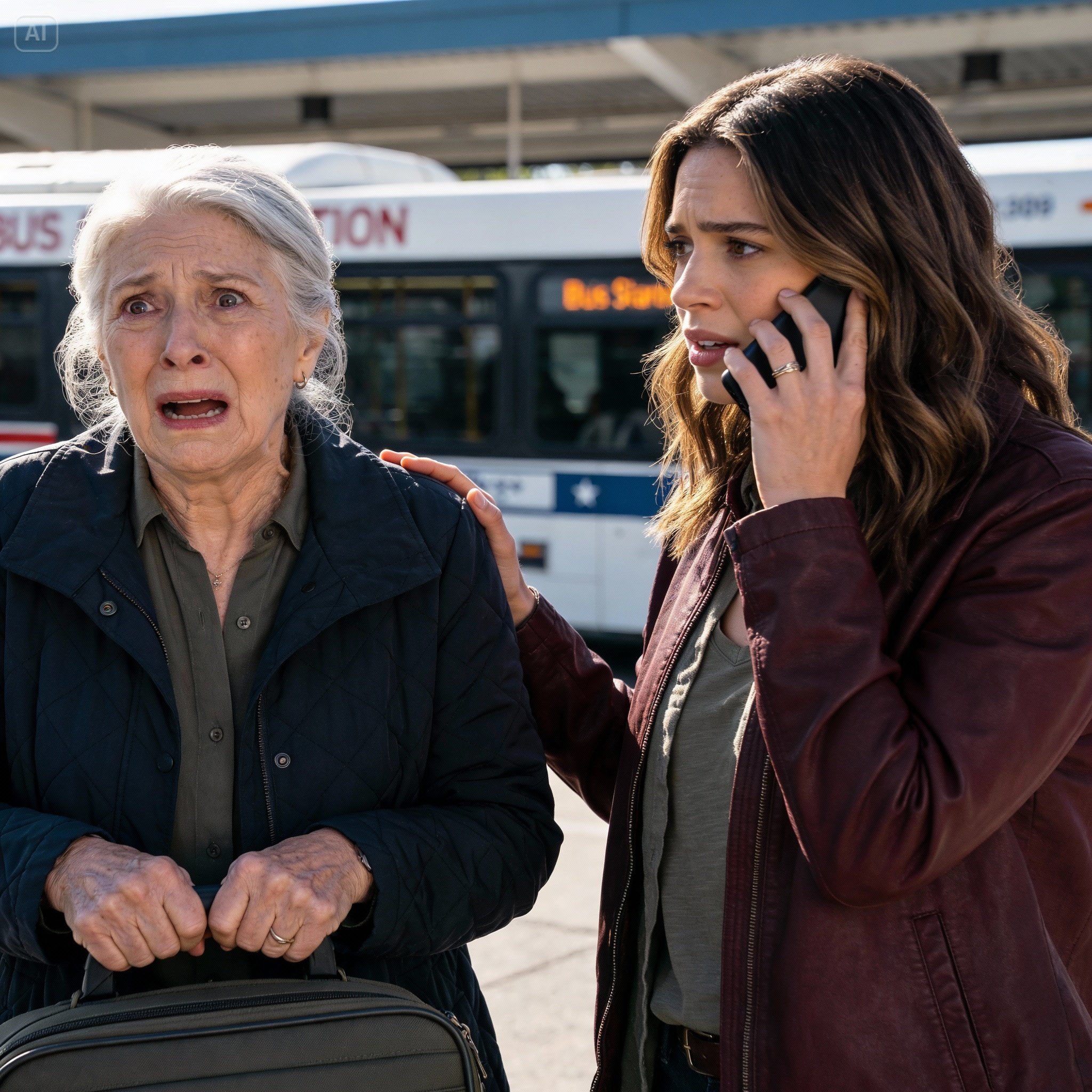 My Daughter-In-Law Announced On New Year’s Eve: “We’re Going To Put You In A Nursing Home. You’re Too Old To Be Useful”. Heartbroken, I Packed My Bags And Decided To Run Away. At The Bus Station, I Couldn’t Stop Crying. A Young Woman Asked If I Was Okay, So I Told Her Everything. She Made A Phone Call And Said, “Dad, I Found Her. Yes, I’m Sure”.