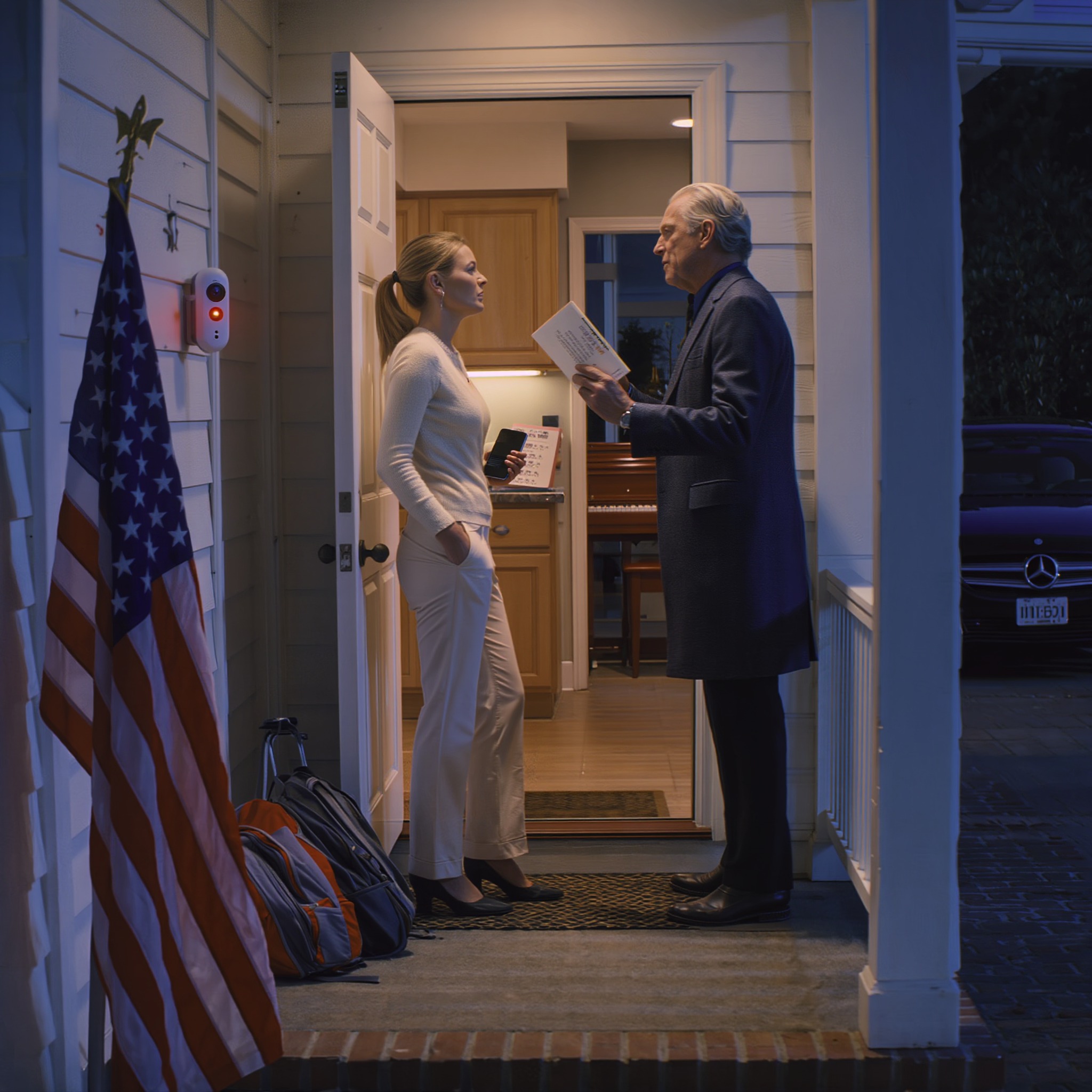 “Sign The Papers Or I’ll Make Your Life Very Difficult,” Dad Said On My Doorbell Camera. “You Know I Can.” Then He Brought Up My Seven- And Nine-Year-Old—Crossing A Line He Shouldn’t Have. I Watched Him Drive Away, Smiling. I Sent The Footage To Every Investor, Partner, And Executive: “Ceo Caught On Camera Trying To Coerce Me On Recorded Surveillance… But…”