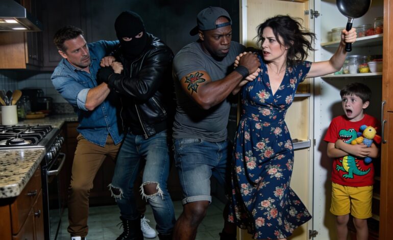 My son whispered, ‘Daddy, who’s in the house?’ My husband said, ‘Stay silent. No matter what you hear.’ We were hiding in the pantry when someone opened our front door with a key. And that’s when I realized—this wasn’t a random break-in.