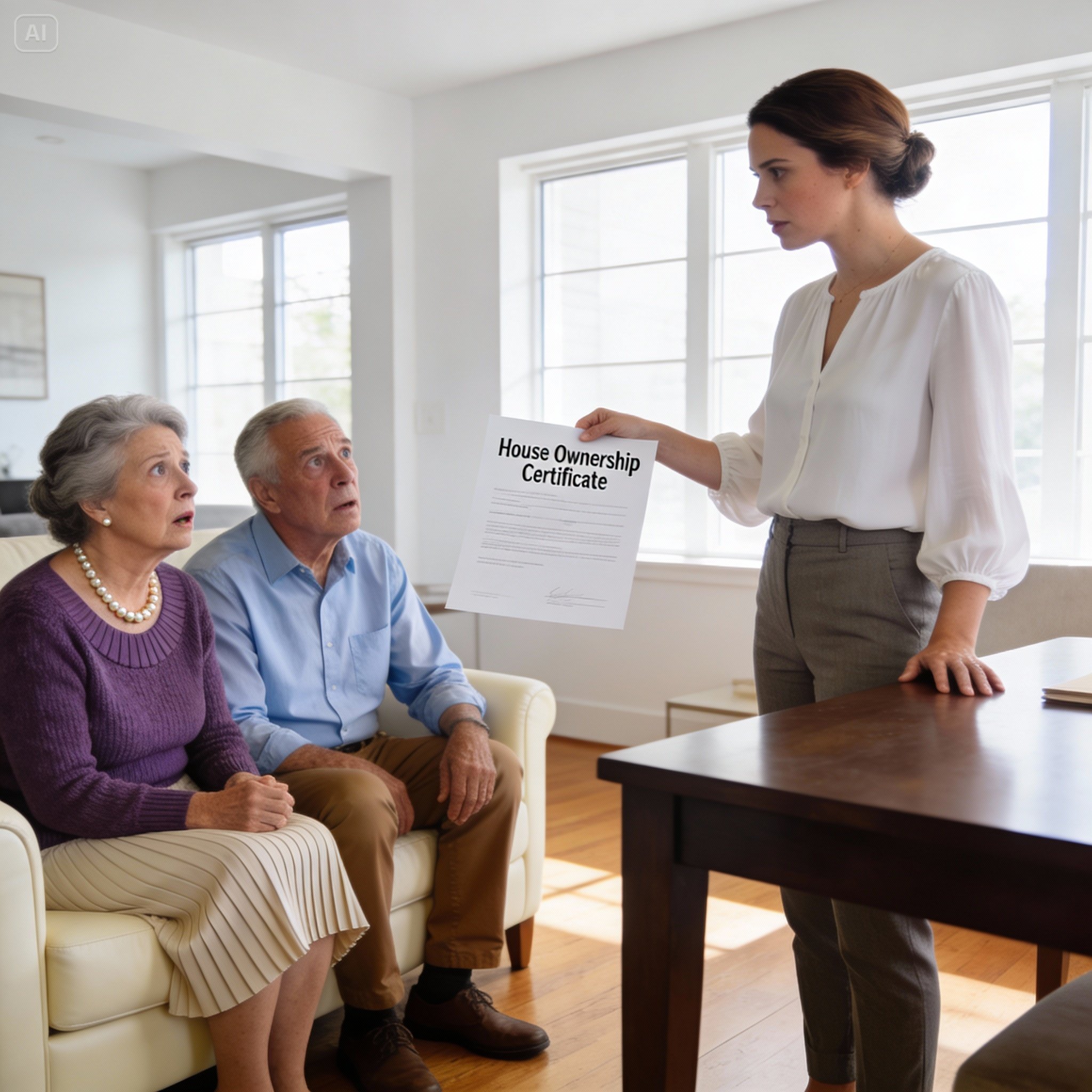They called me a gold digger and tried to evict me while my husband was away… I handed them the property deed and said: ‘Funny, I bought this place before I even met him’.