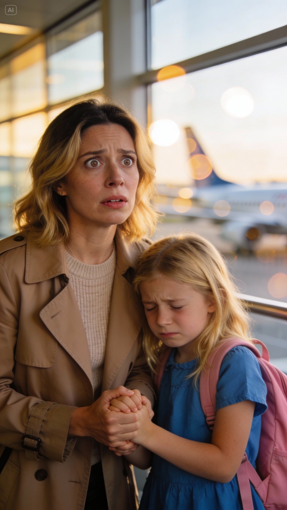 We were headed to the airport for a thanksgiving celebration with our family.