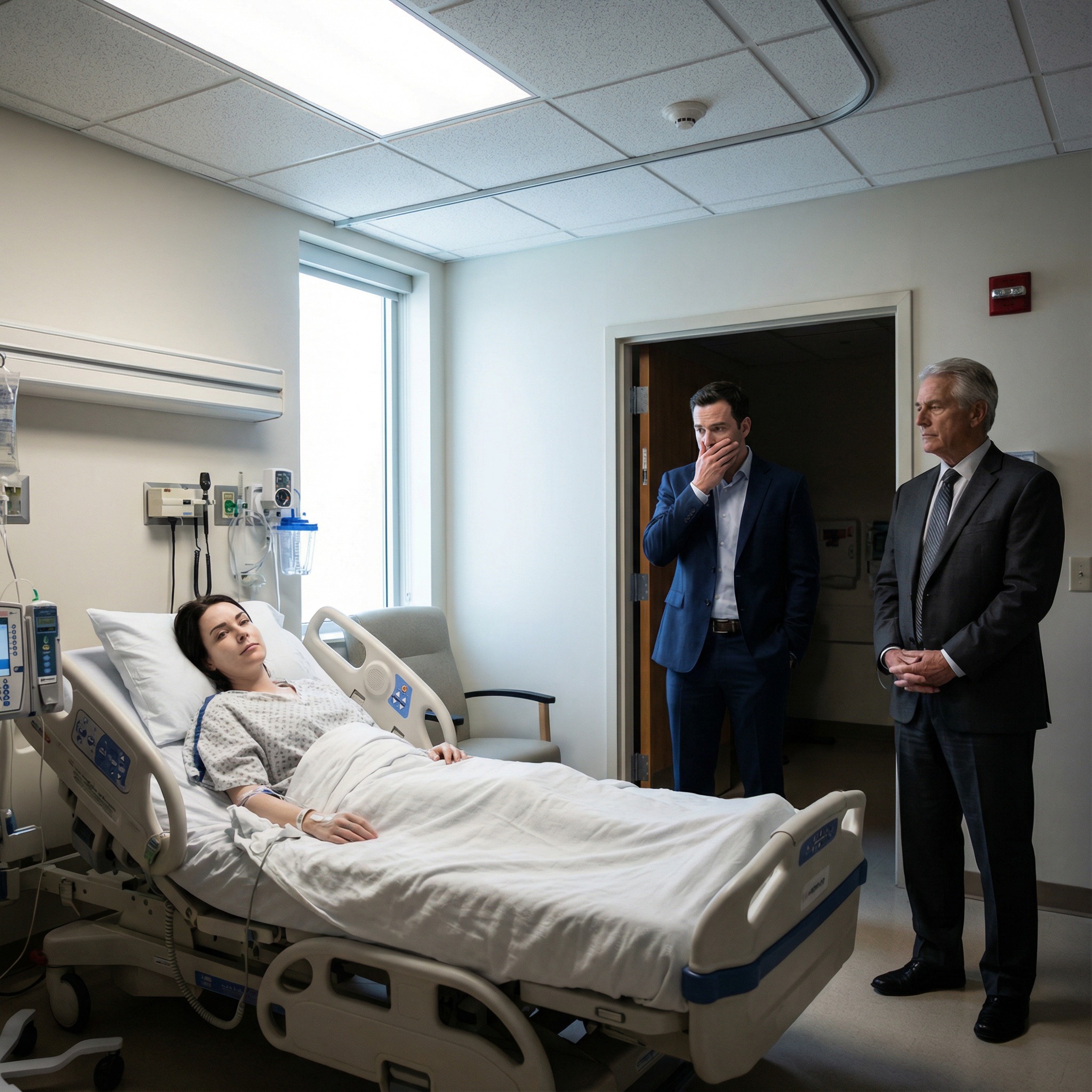 My husband refused to pay for the surgery that saved my life after the accident, and as he left, he told the doctor, “I’m not going to pay for a wounded wife. I don’t want to waste money.” I lay there in silence. Three days later, he came back to get his watch. He froze in the doorway when he realized who I really was…