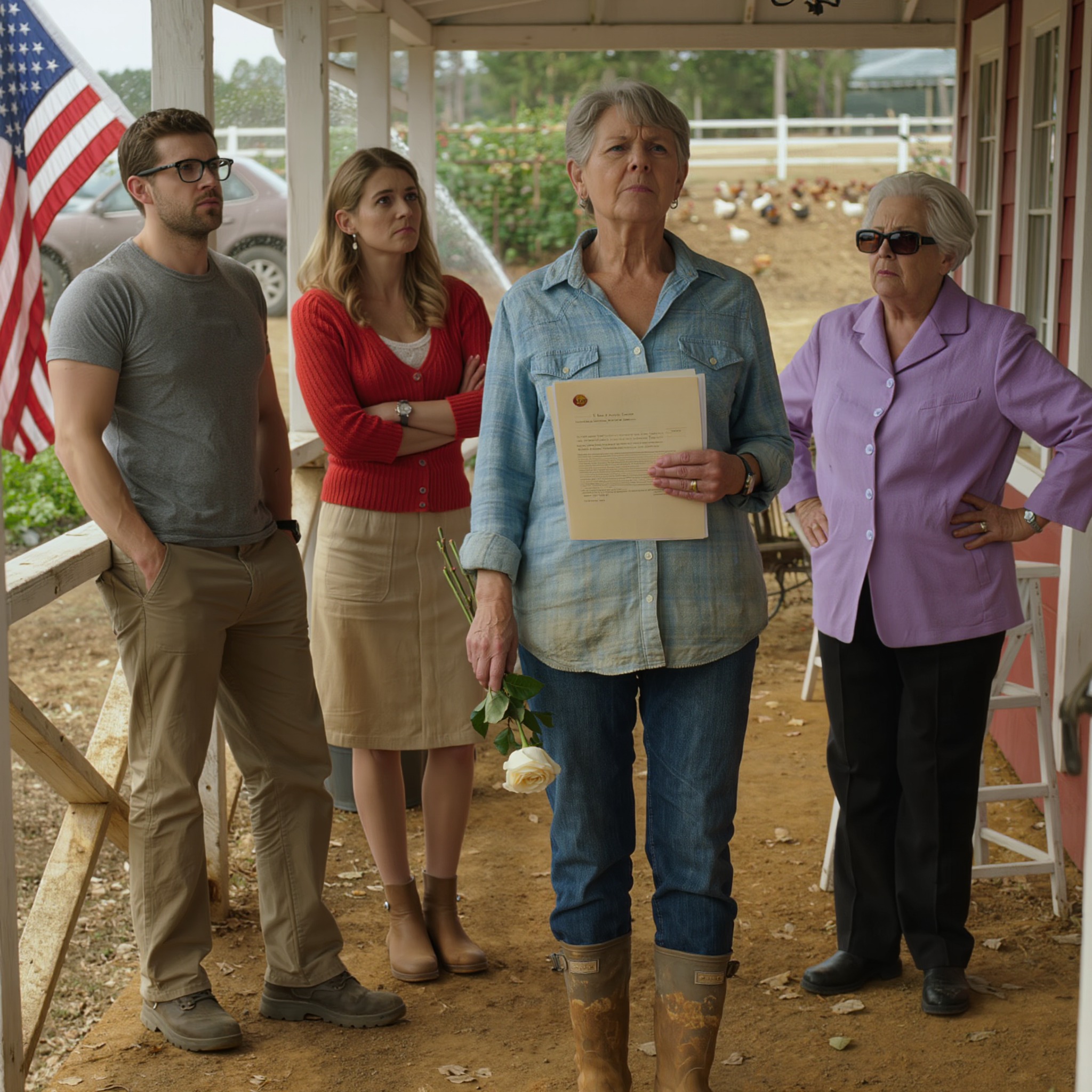 My son booked a coastal getaway with his wife and her mother, left me alone on our little American farm like hired help, and then called the next day in a panic—“Mom, what happened to the cards? We can’t withdraw a single cent or pay anything!”—but after 73 years of swallowing disrespect, I finally answered him with one sentence that made the ocean go quiet on his end of the line.