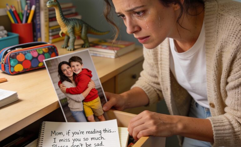 From his hospital bed, my son looked at me and said, ‘I’m sorry, Mom. I can’t protect you anymore.’ I laughed nervously until he added, ‘When I’m gone, go home and open my drawer.’ What I found there made my blood turn cold.