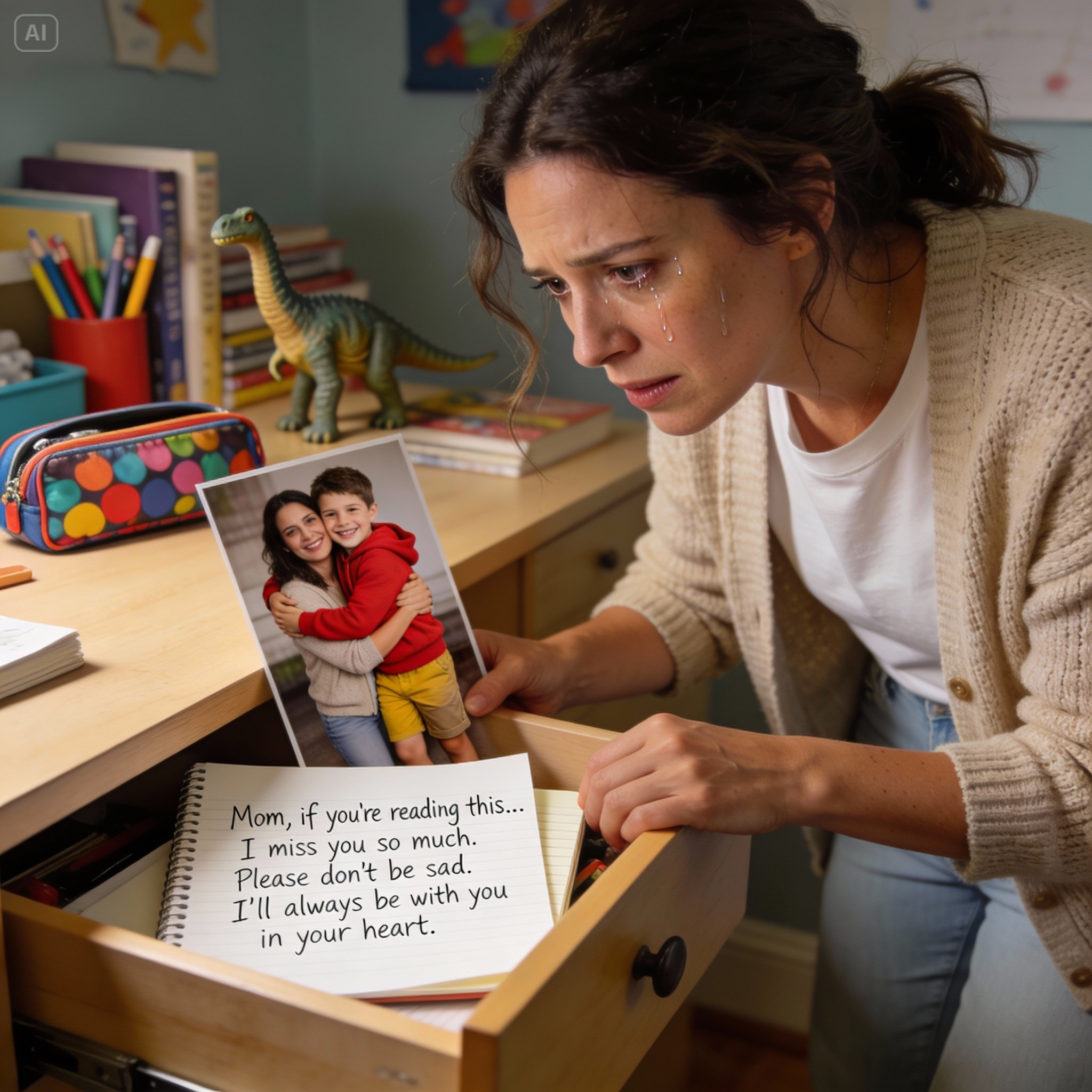 From his hospital bed, my son looked at me and said, ‘I’m sorry, Mom. I can’t protect you anymore.’ I laughed nervously until he added, ‘When I’m gone, go home and open my drawer.’ What I found there made my blood turn cold.