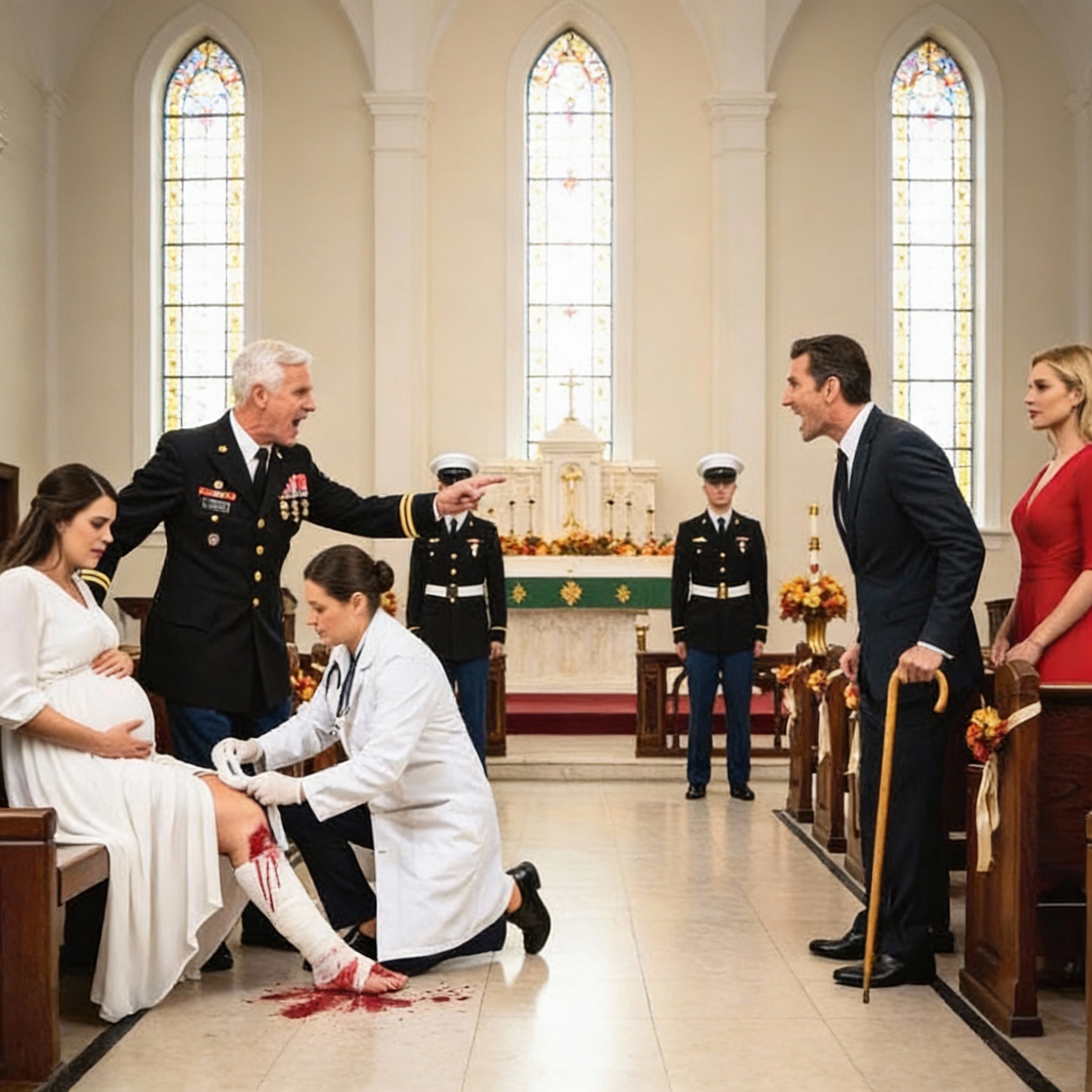 “Look, my love, she’s crippled,” he said… The man broke his pregnant wife’s leg on Thanksgiving Day so he could spend it with his lover – until her military father showed up.