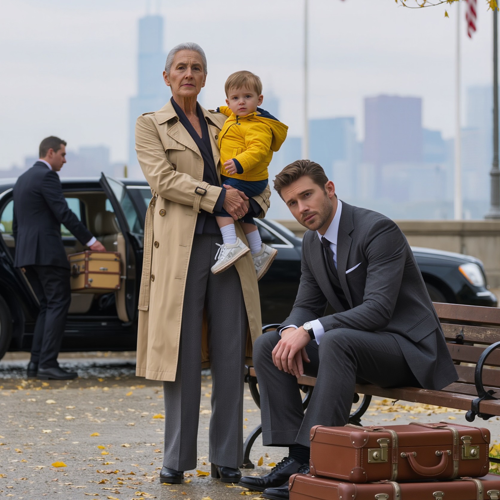 I saw my son sitting on a park bench with a baby and a few suitcases. I asked, “Why aren’t you at my company?” My son said, “I got fired. My father-in-law said we’re not good enough.” I smiled. “Get in the car.” He had no idea who had been paying his father-in-law’s salary all these years.