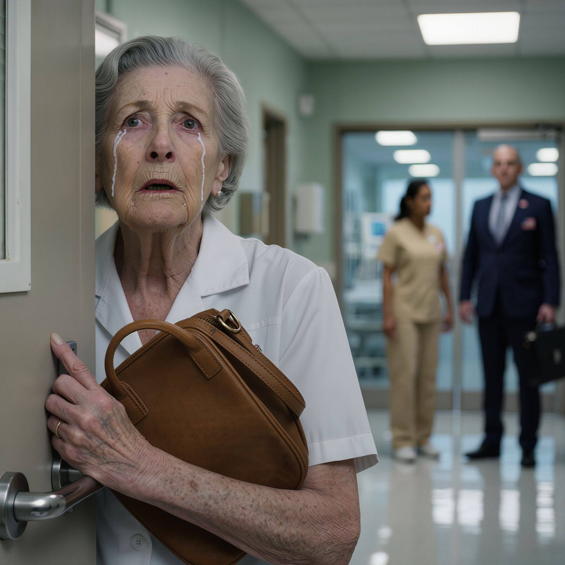 At 66, I tore down a U.S. hospital hallway after my daughter-in-law’s cold call—“Robert’s been admitted. Come if you want”—and before I could reach his room, a nurse grabbed my arm, pulled me into a dark room, and whispered, “Hide. Wait. Trust me.” A minute later, I heard my son’s wife outside his door, calmly talking to a lawyer about transferring my house, draining our accounts, and making sure everything was signed “before he wakes up.”