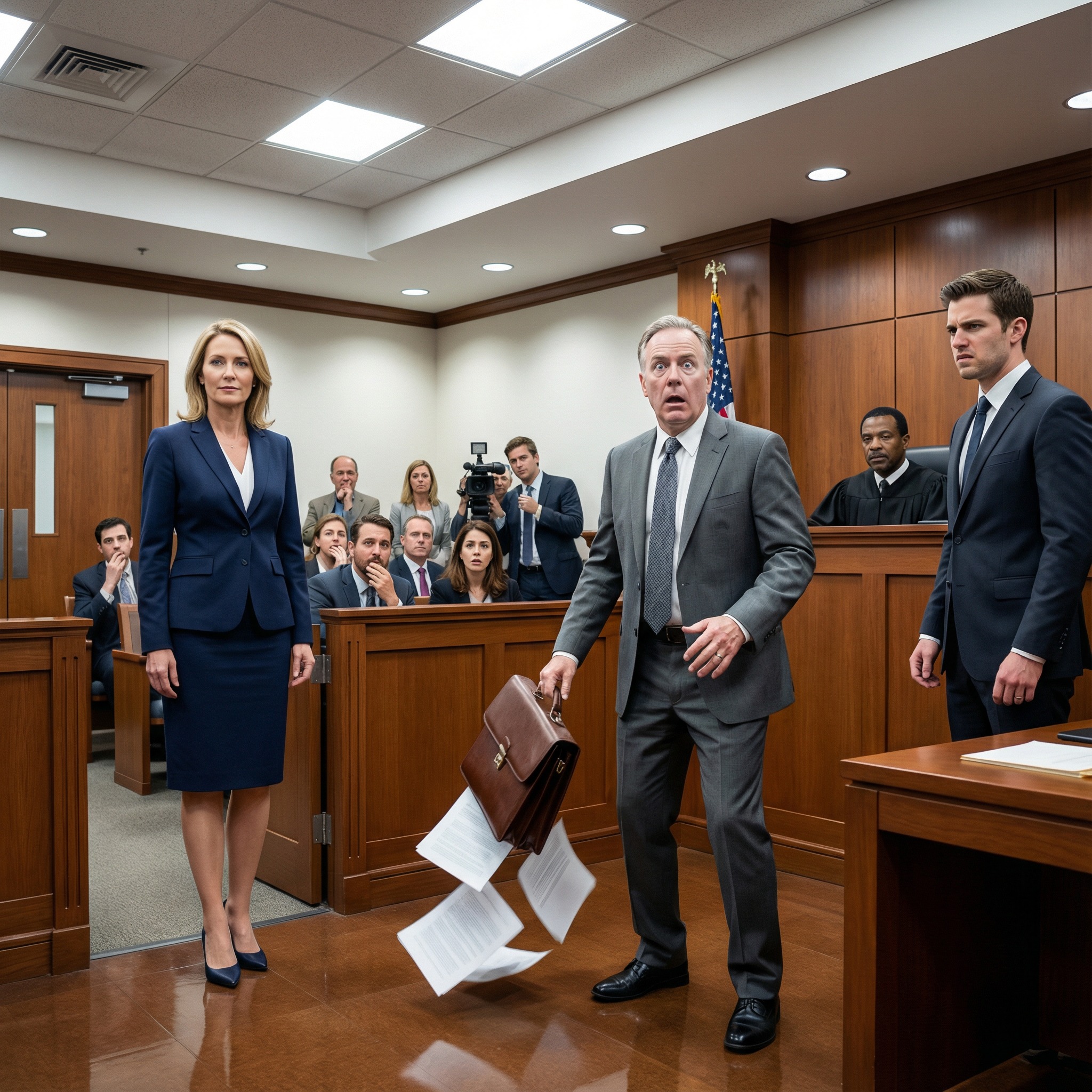 My husband left his empire to me. My stepson sued, claiming I was an “uneducated housewife” who manipulated him. He hired the city’s top lawyer to destroy me. As I entered the courtroom, the opposing lawyer turned pale, dropped his briefcase, and bowed. “It’s really you!? I can’t believe it!” My stepson had no idea who I truly was…