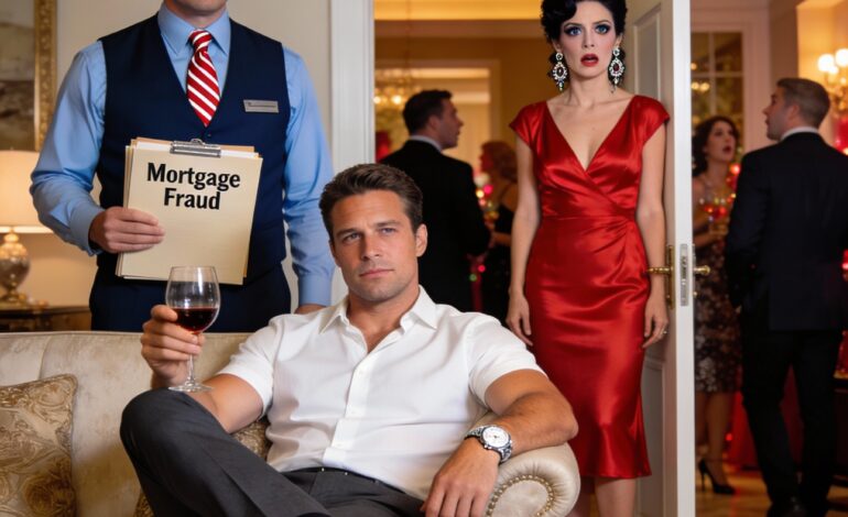 I received a mortgage bill for a house I didn’t buy. Turns out my sister used my identity to get it. At her party, I walked out of the master bedroom as she arrived. She froze when I said, “This place is lovely. Too bad it’s built on a felony.”