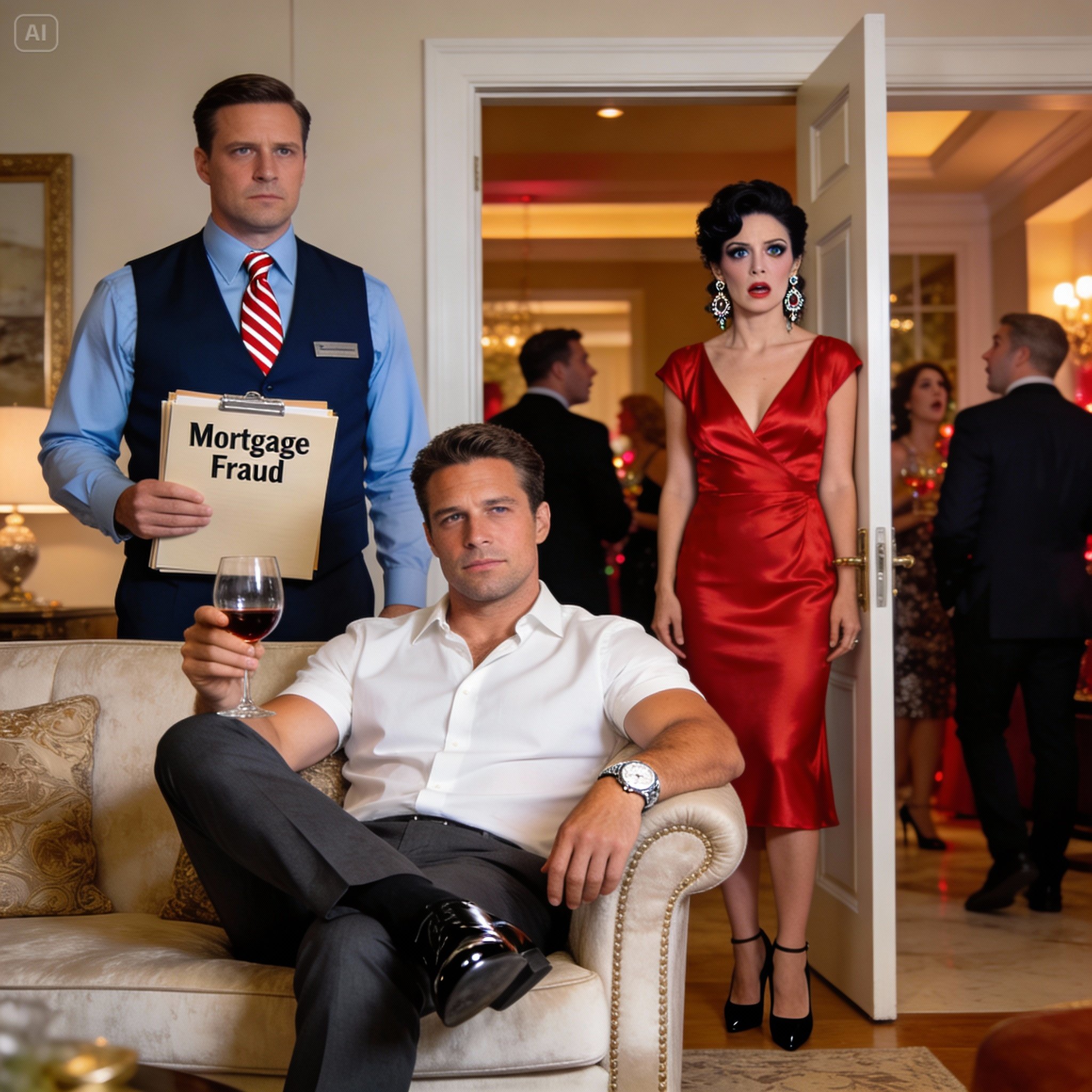 I received a mortgage bill for a house I didn’t buy. Turns out my sister used my identity to get it. At her party, I walked out of the master bedroom as she arrived. She froze when I said, “This place is lovely. Too bad it’s built on a felony.”