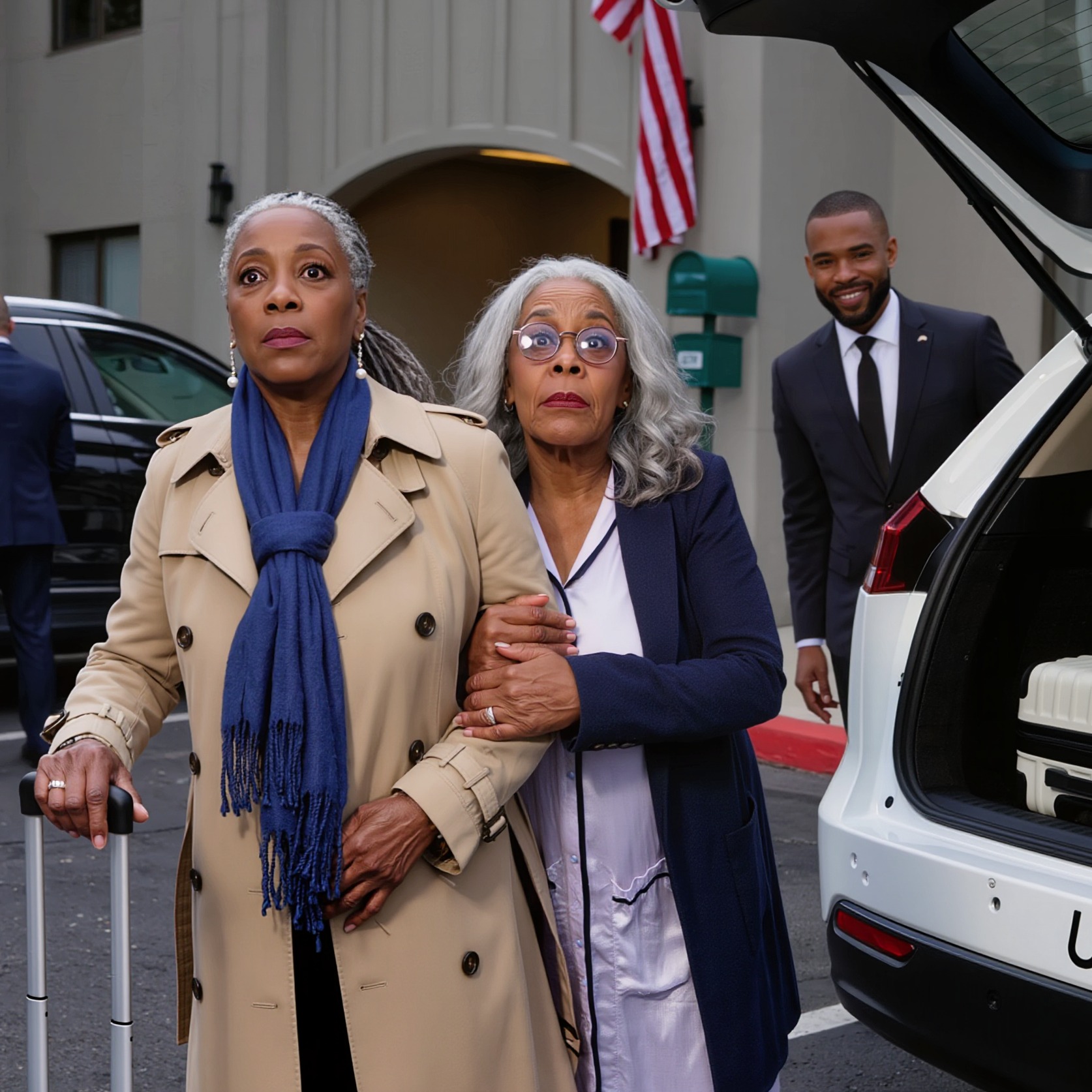 ‘Enjoy some time for yourself,’ my son said with a strange smile, and then he sent me off on a dream trip. But right before the bus pulled away, the neighbor I once helped ran up, out of breath, and whispered, “Don’t get on. Come home with me right now—I found out something terrible…”