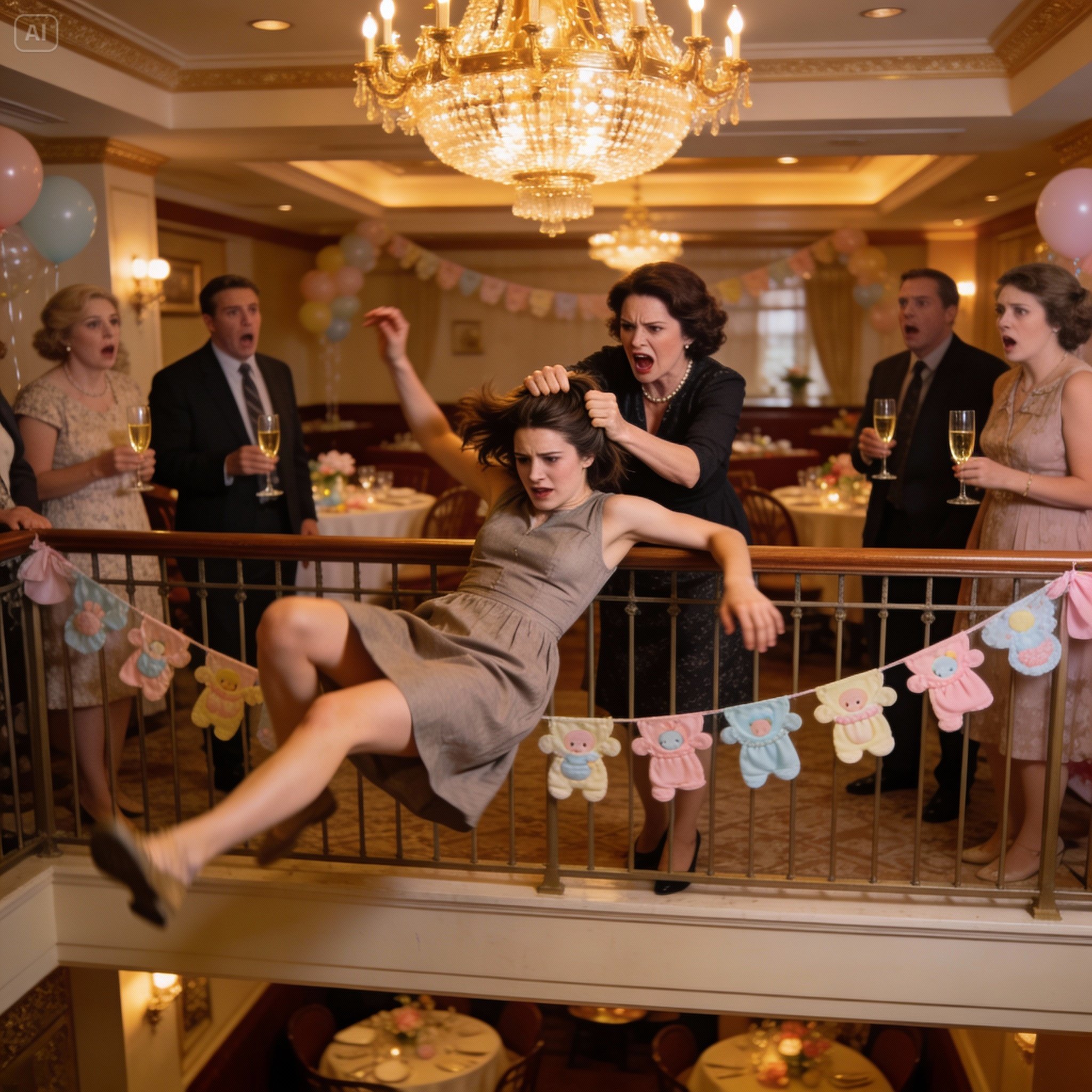 My best friend’s wedding rehearsal dinner was held on a rooftop restaurant. The groom suddenly raised his glass and said, “Let’s also celebrate my ex’s miscarriage tonight.”