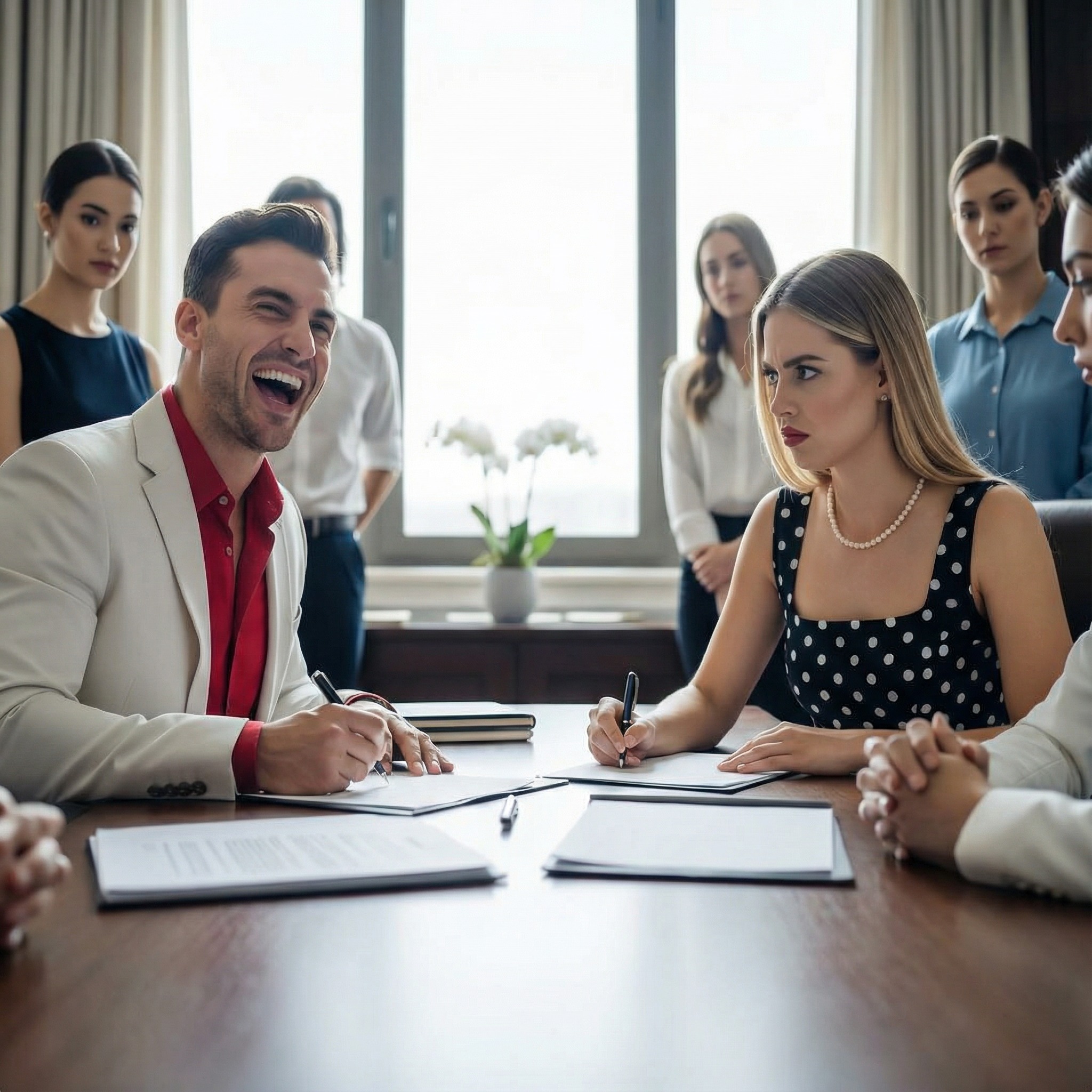 “You signed everything away—remember that?”He Laughed While Signing the Divorce — Until the Will Was Read and His Billionaire Life Collapsed
