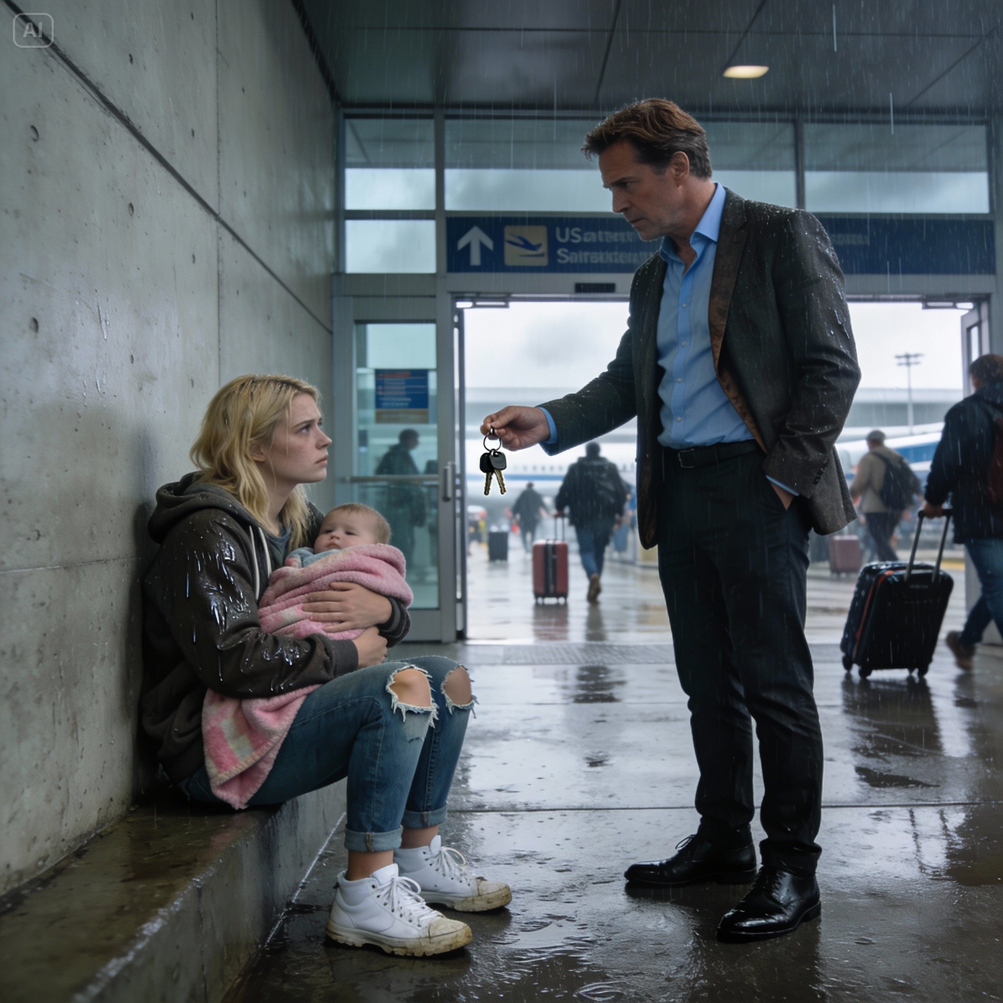 I missed my flight, trusted a homeless woman, and handed her my beach house. Six months later, she smiled and said: ‘I earned it.’