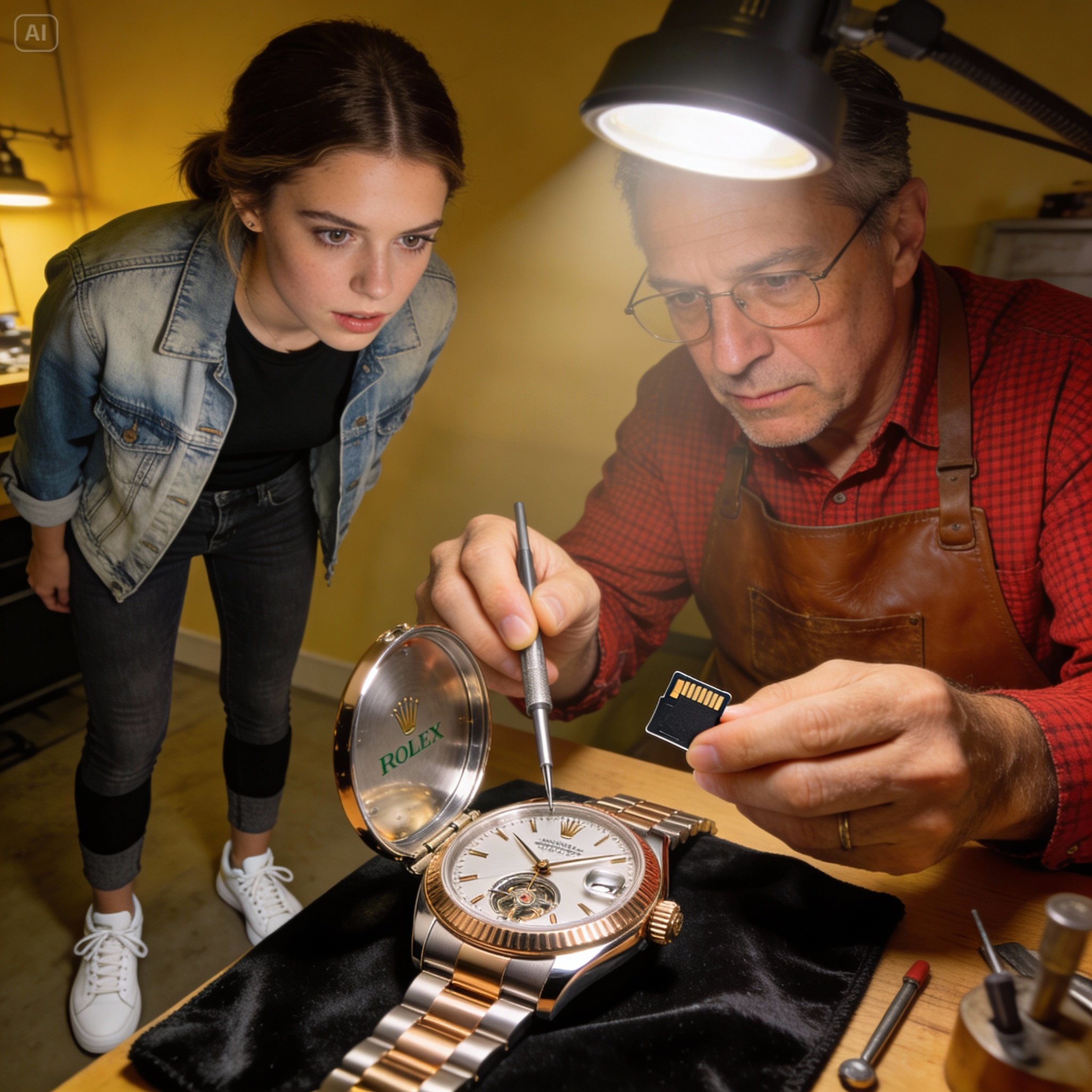 They sold my dead father’s watch to fund my stepbrother’s startup. The pawn shop owner opened the back — and froze.