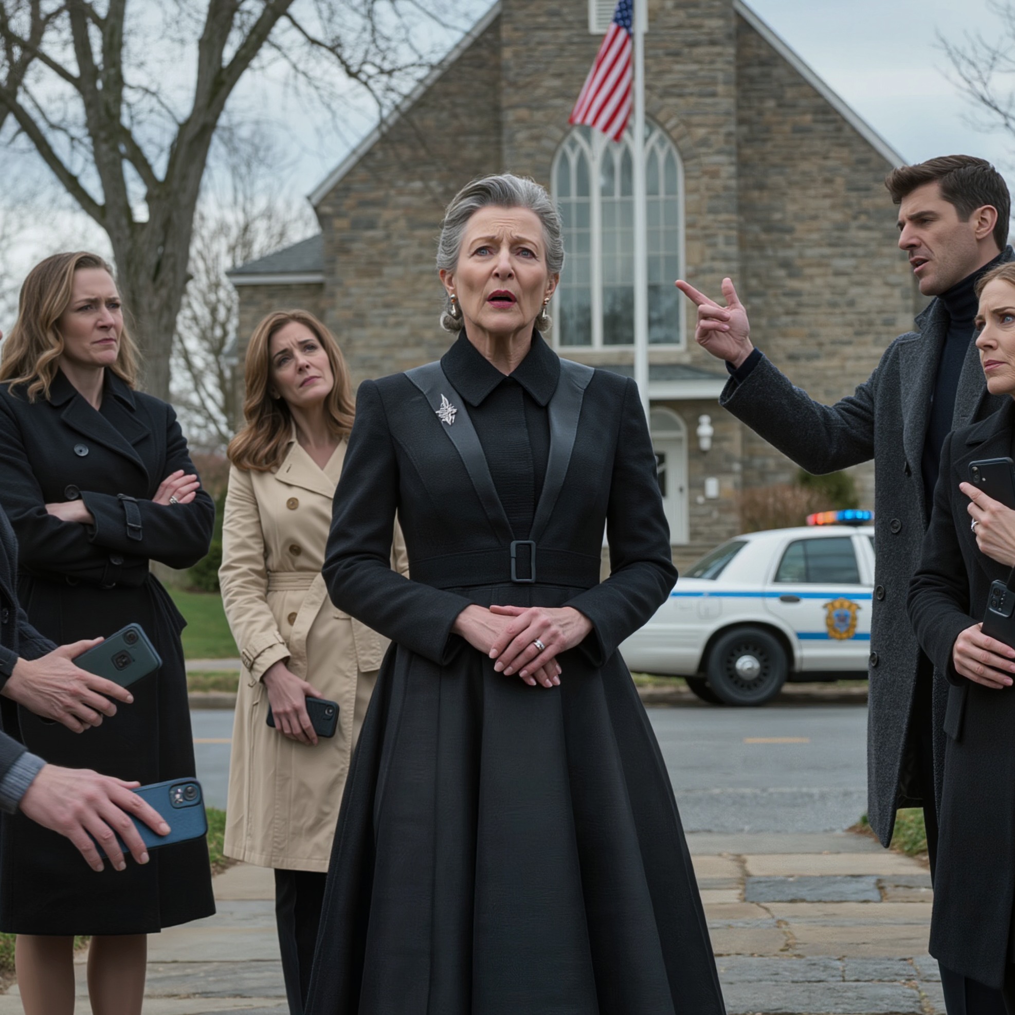 At my husband’s funeral, I found out he had another secret family. They humiliated me in front of everyone, sneering that I was just a “stand-in” who didn’t deserve any respect. But when the lawyer read the will, my husband left his entire estate to me—and that’s when the real storm began…