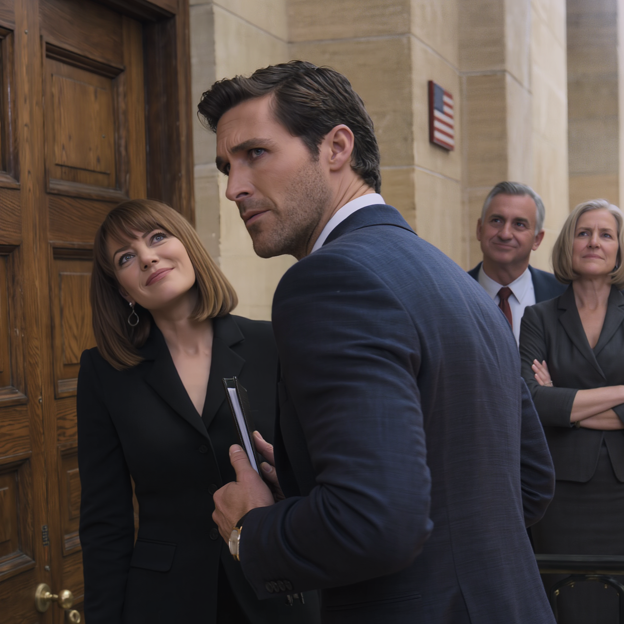 My gold-digger daughter-in-law dragged my son to court, swaggering in to demand the house, the car, and alimony, calling my son a “parasite” – but when the judge saw me walk in behind him, he froze and whispered in shock, “Why are you here?” The room went silent as my daughter-in-law and her arrogant family looked at each other in panic.