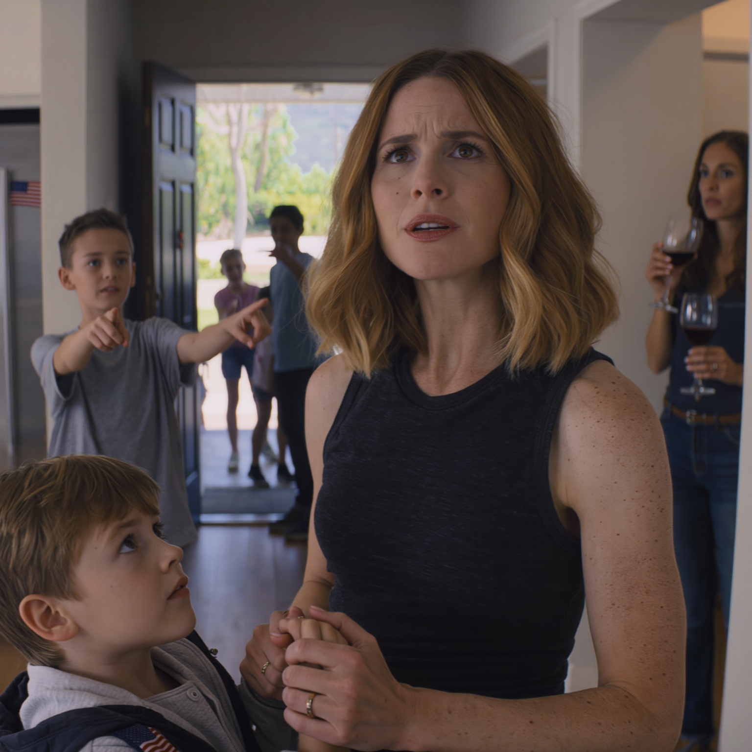 “My nephew smirked and mouthed: ‘trash belongs outside!’—the whole table snickered… i just nodded, took my son’s hand, and left quietly… then mom texted: ‘did you transfer the money today?’—i replied with three words, and the next morning the whole family…”