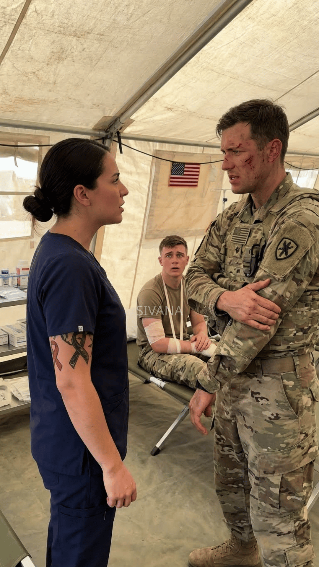 💥 The girl they left for dead in the desert just walked past her commander at a U.S. base. The tattoo on her arm ripped open a three-year-old cover-up—one of betrayal, survival, and a secret sacrifice that will shatter everything you thought you knew about heroes. And you won’t believe what happened next….